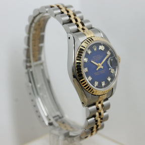 Rolex Datejust Ladies St/G Vignette Diamond Dial Ref. 69173 Year 1989 (Full Set)