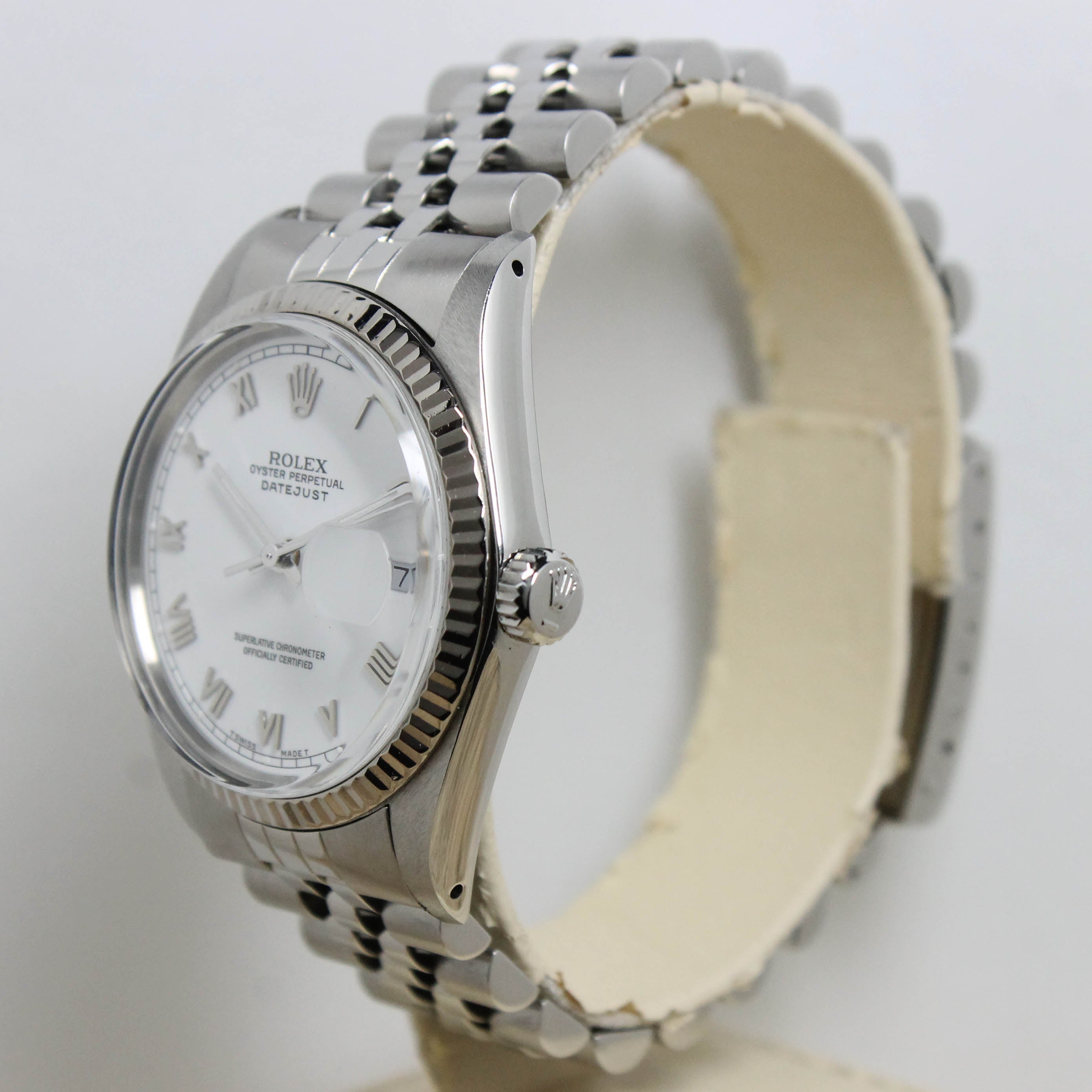 1987 Rolex Datejust White Roman Dial Ref. 16014