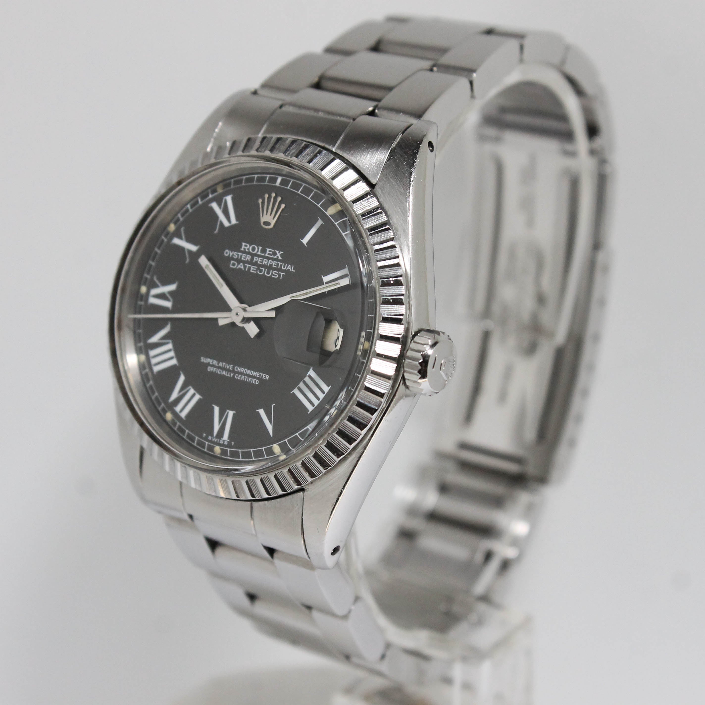 1974 Rolex Datejust Grey Buckley Dial Ref. 1603