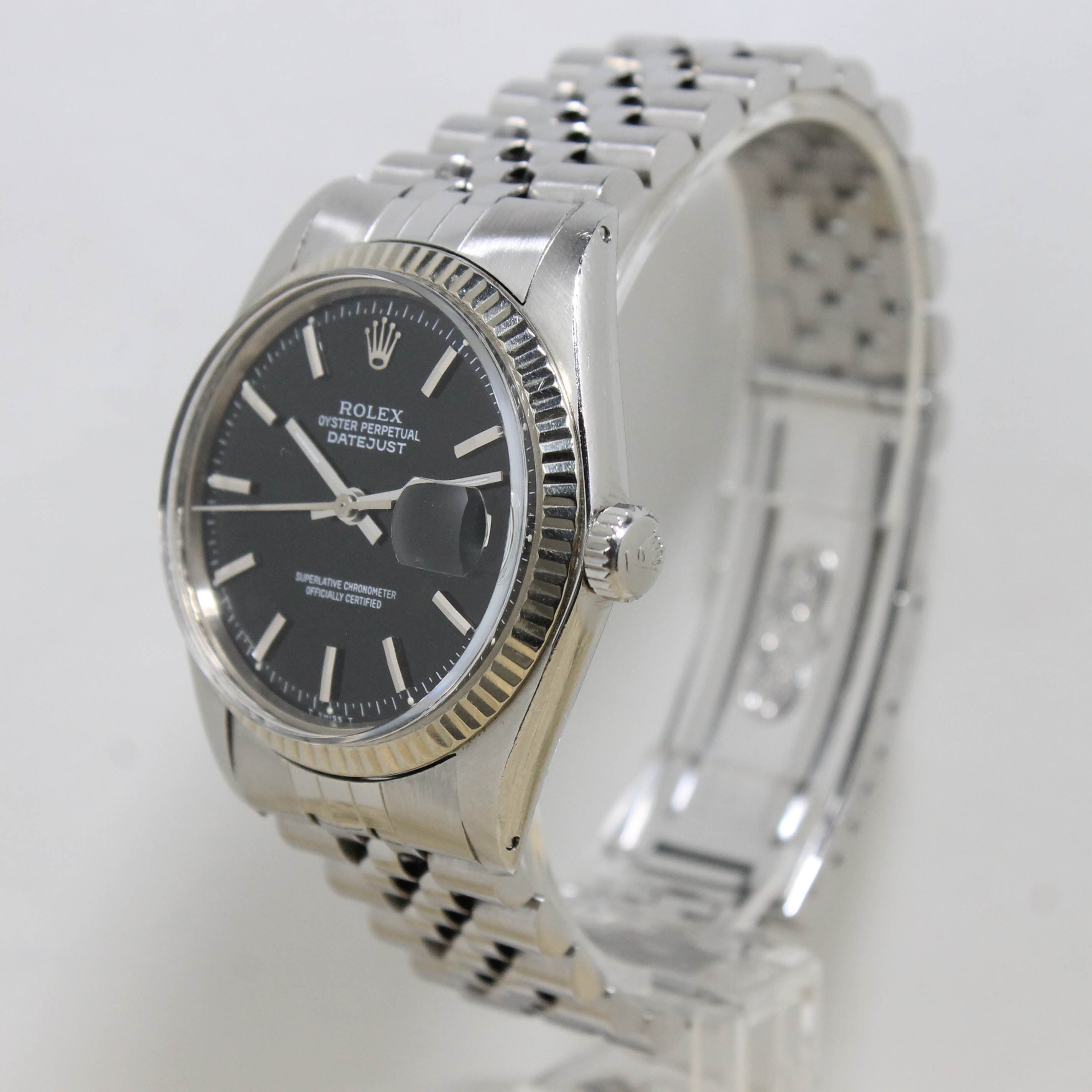 1978 Rolex Datejust Black Glossy Dial Ref. 1601