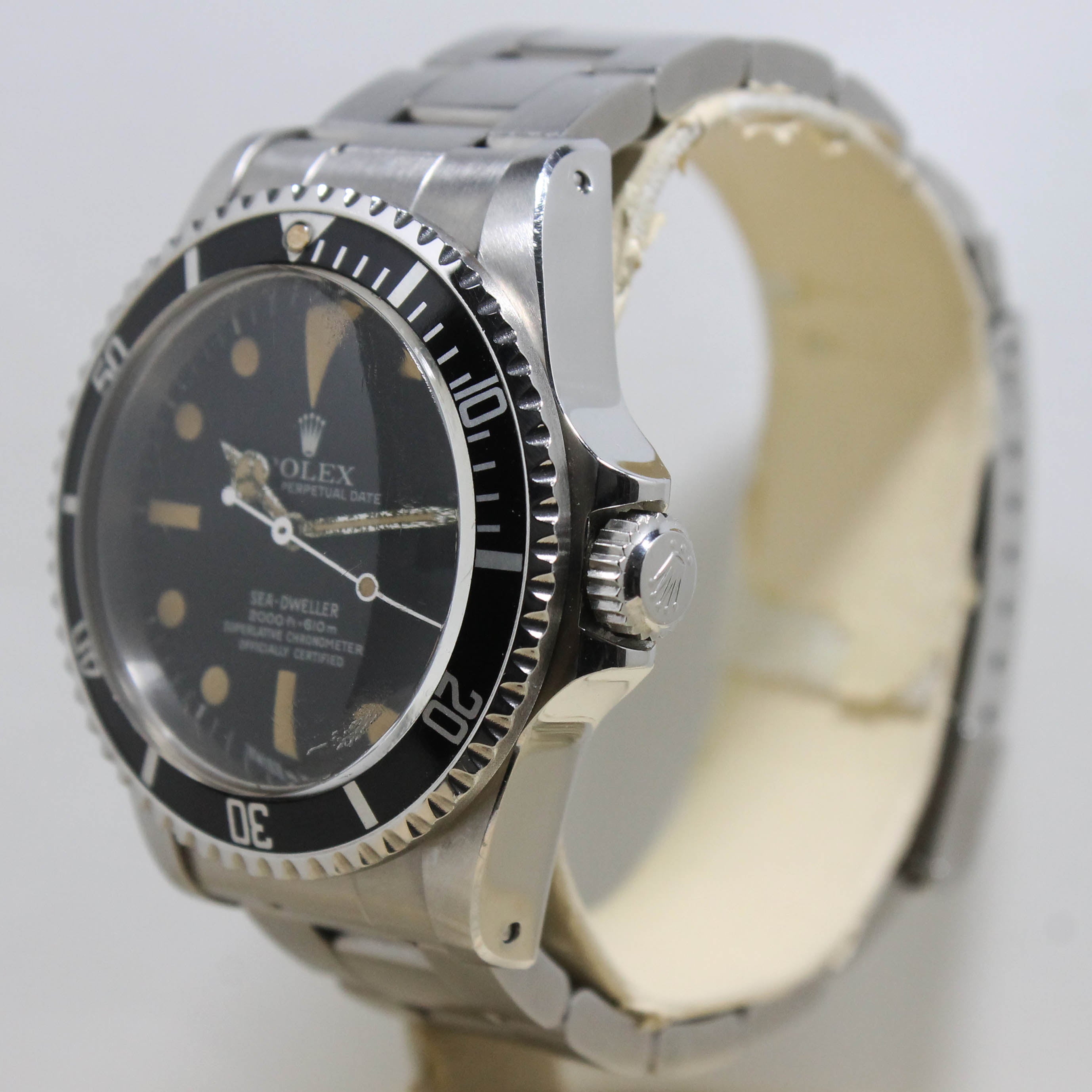 1978 Rolex Sea Dweller Great White Unpolished, like new Ref. 1665 (Full Set with Invoice)