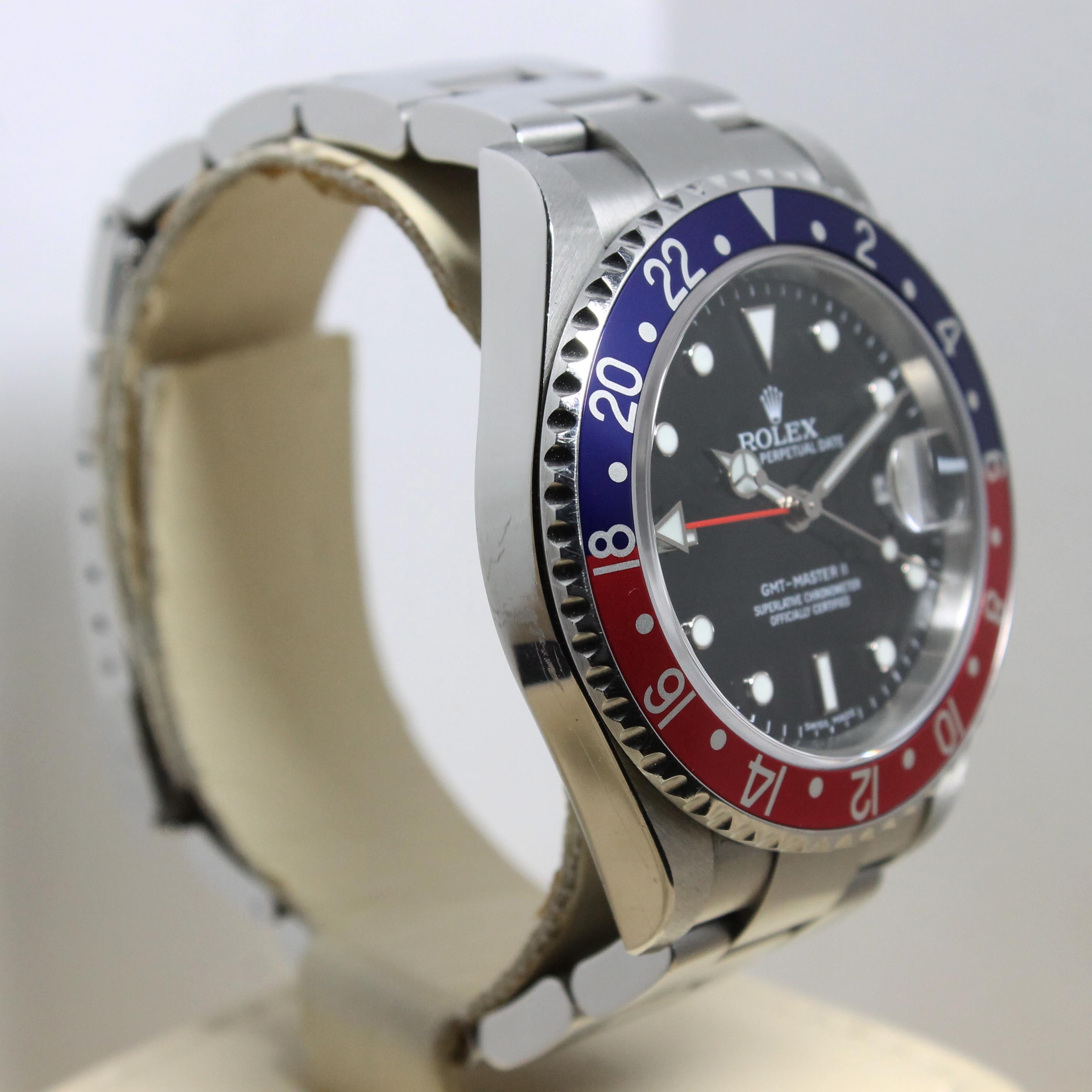 2008 Rolex GMT Master II - Stick Dial 3186 Ref. 16710B (Full Set)