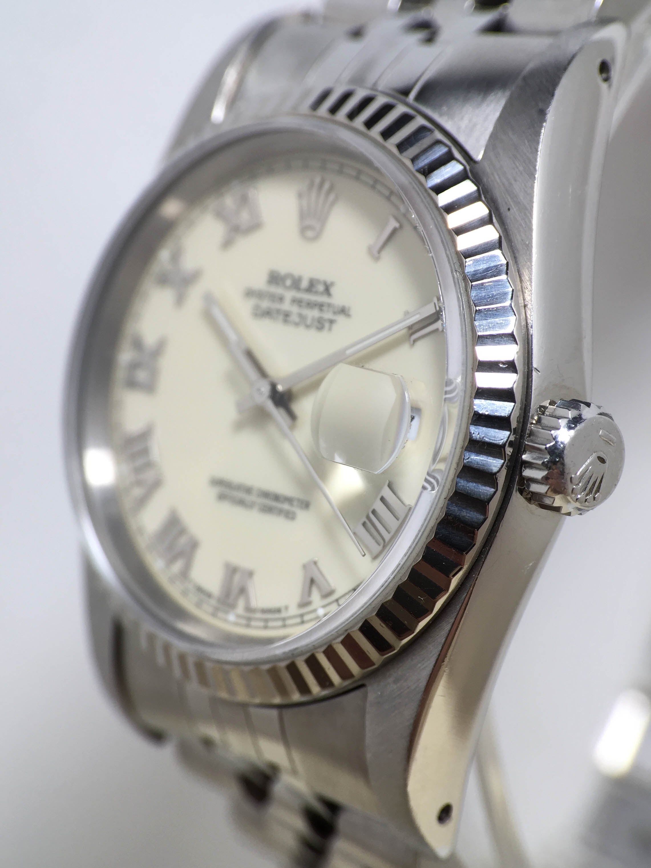 1990 Rolex Datejust St/WG Cream Dial Ref. 16234