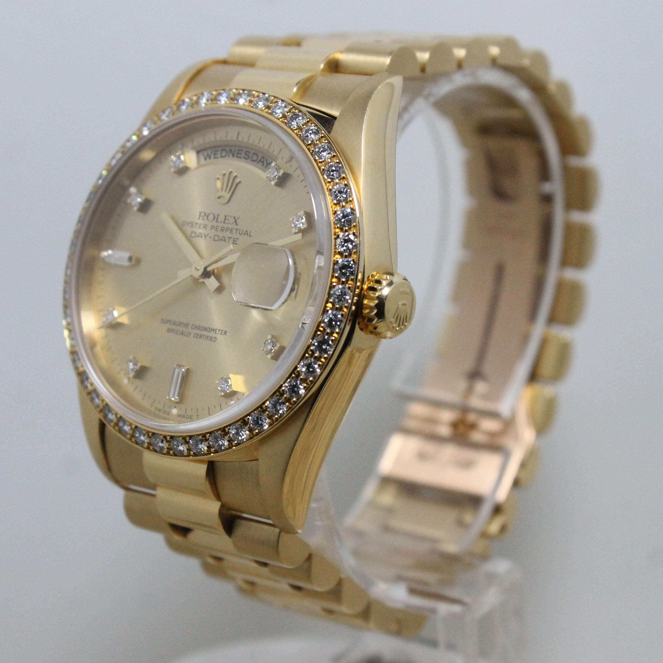 1994 Rolex Day Date with Diamond Dial Ref. 18348