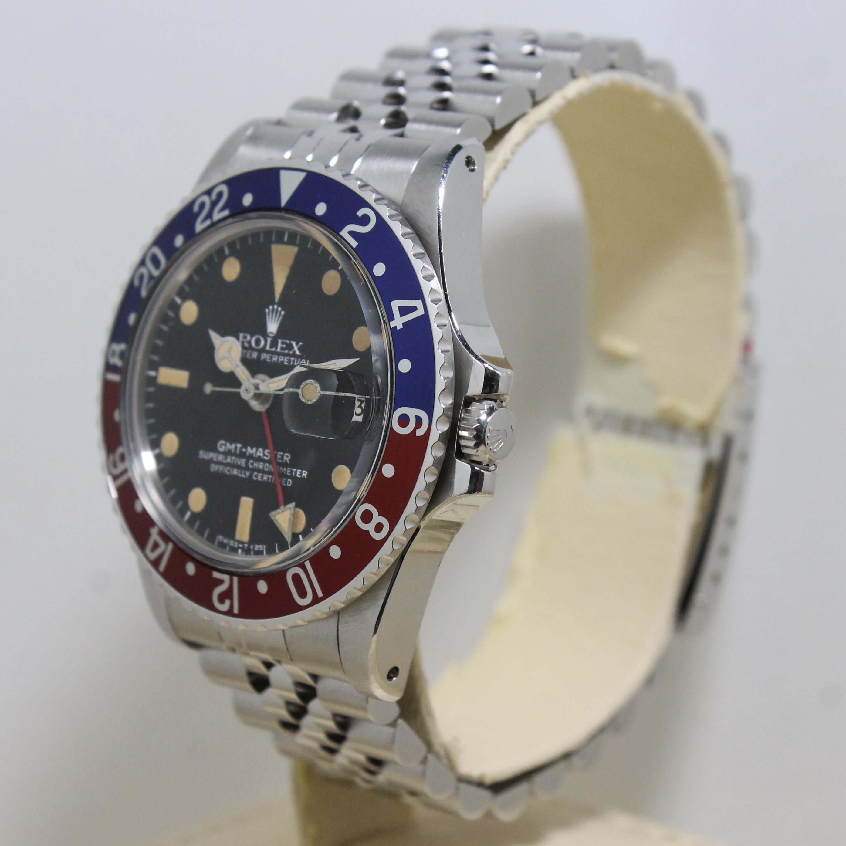 1978 Rolex GMT Master MK5 Maxi Near NOS Ref. 1675