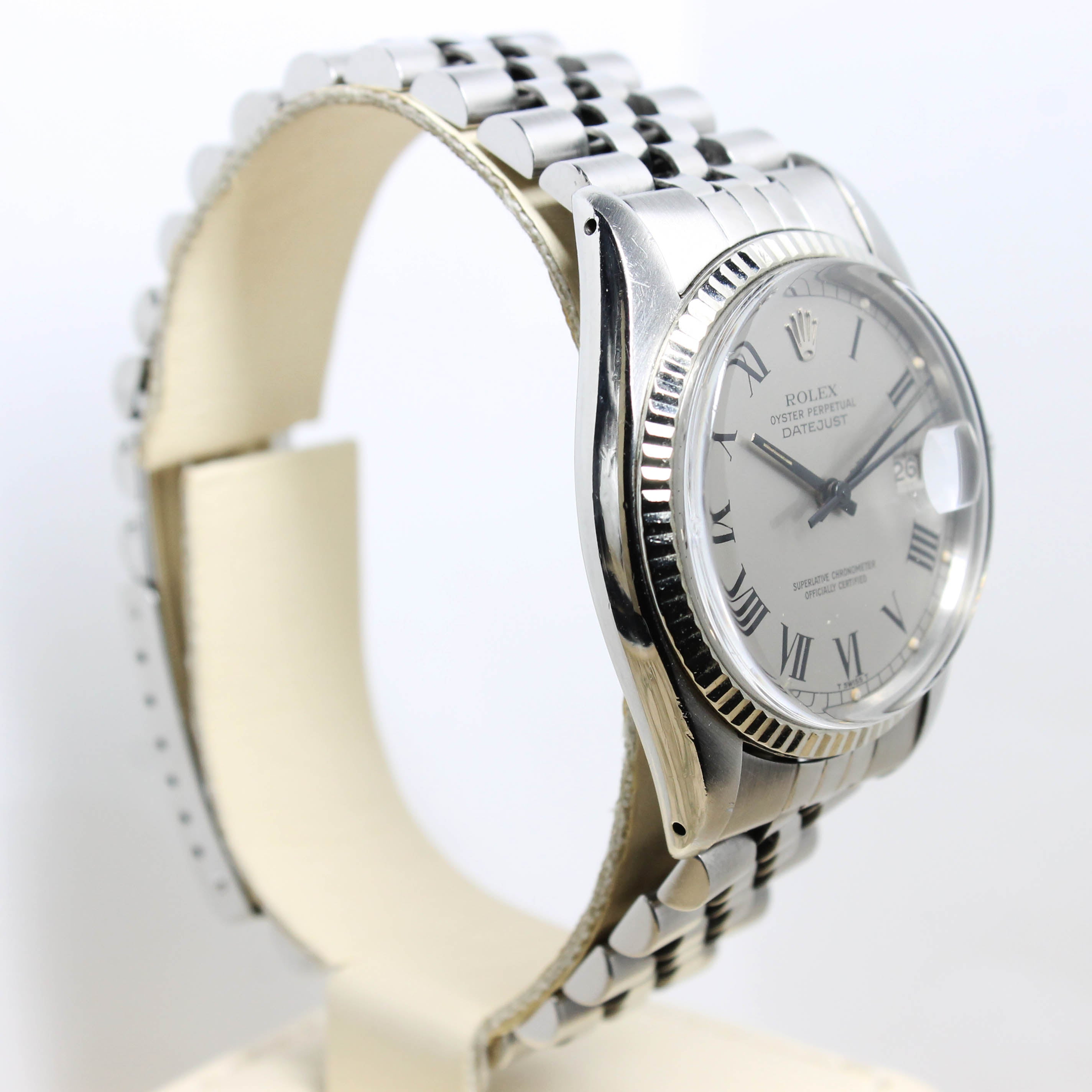 Rolex Oyster Perpetual Datejust St/WG Ref. 16014 Year 1978 (with Certificate)