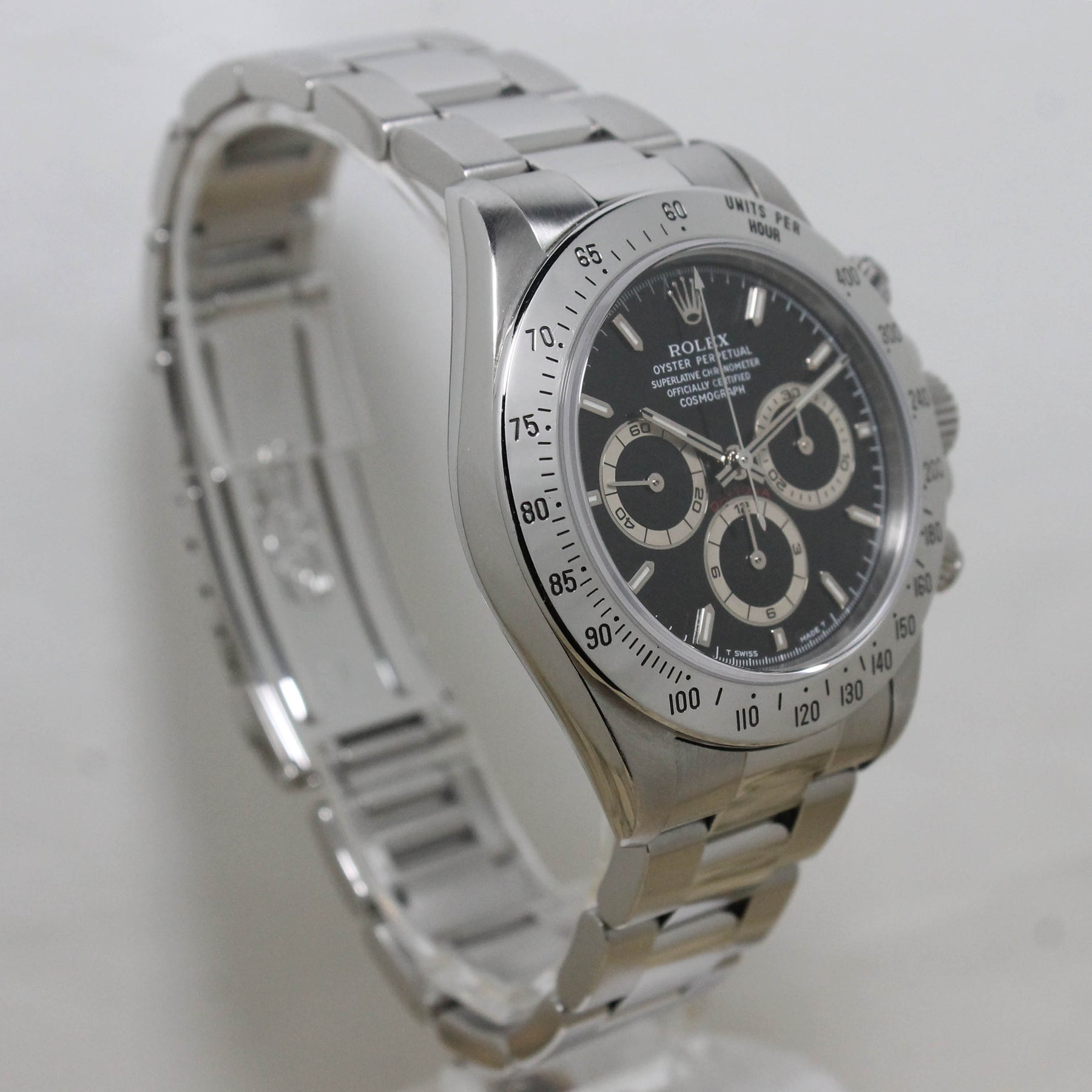 1997 Rolex Daytona Black Tritium Dial Ref. 16520 (with Rolex Service Card)