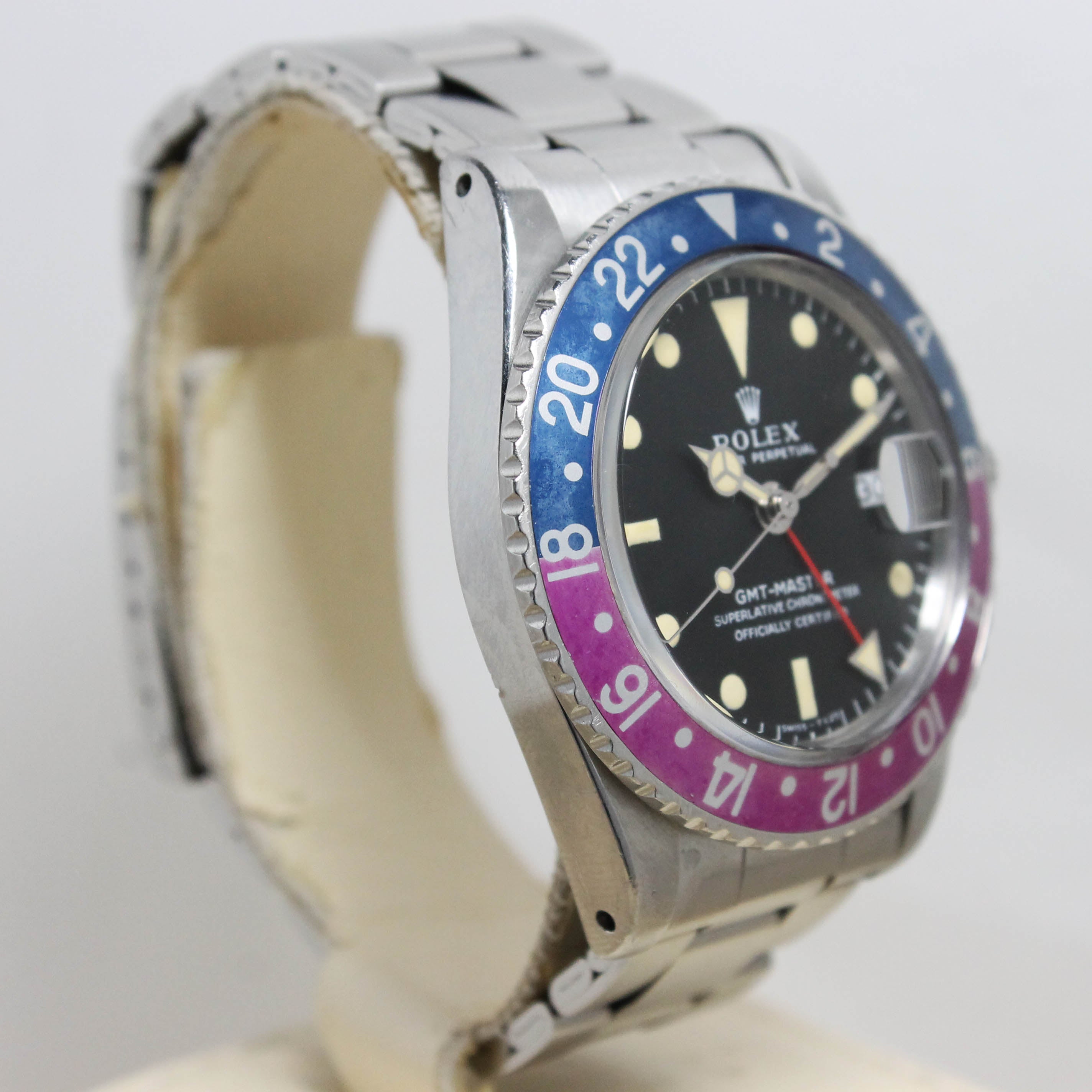 1968 Rolex GMT Master MK1 Fuchsia Ref. 1675 (with Box & Papers)