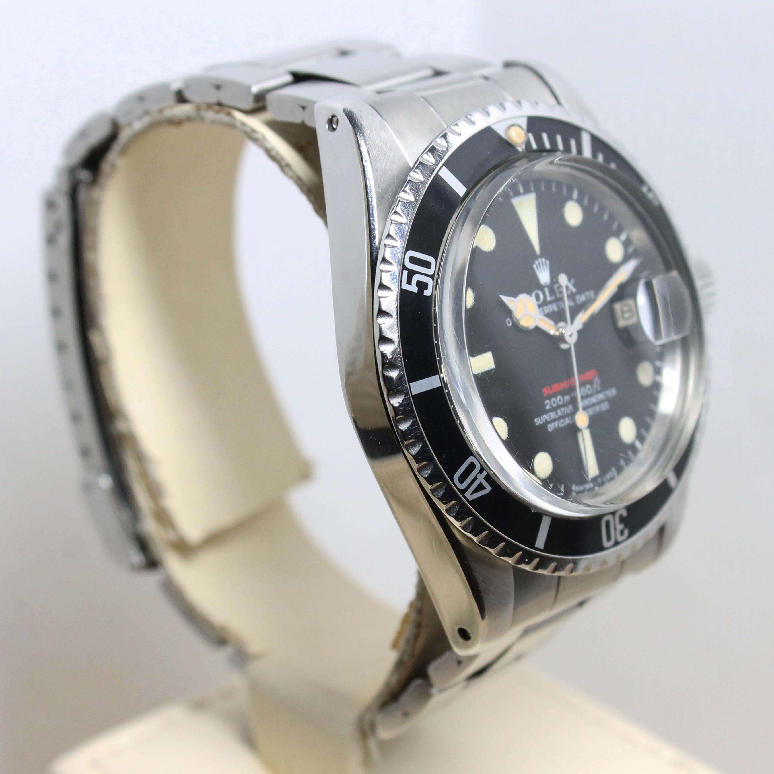 1968 Rolex Red Submariner MK2 Ref. 1680 (Full Set)