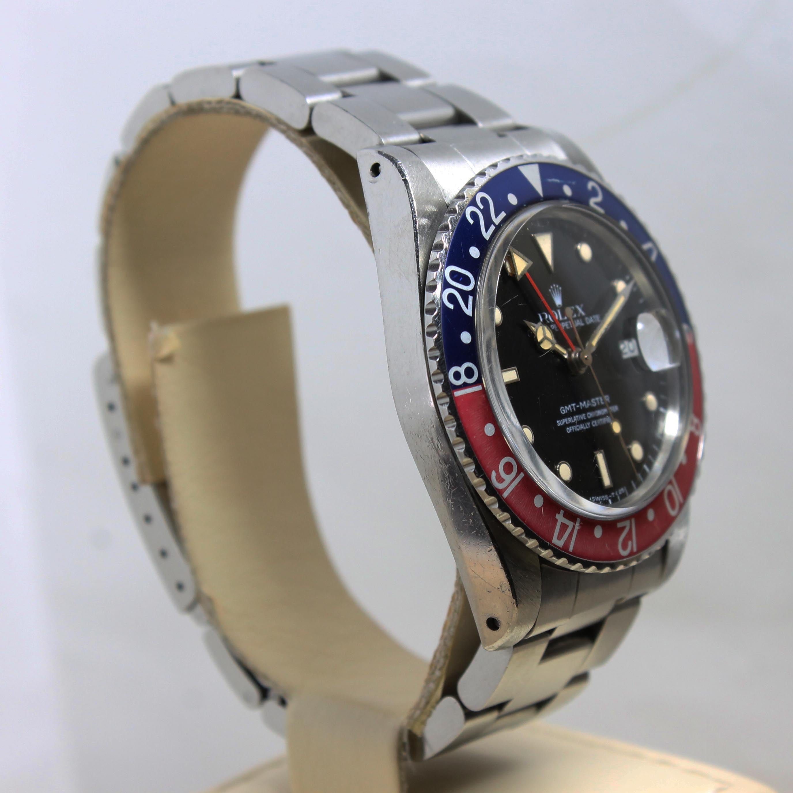 Rolex GMT Master Ref. 16750 Year 1985 'Unpolished' (Full Set)