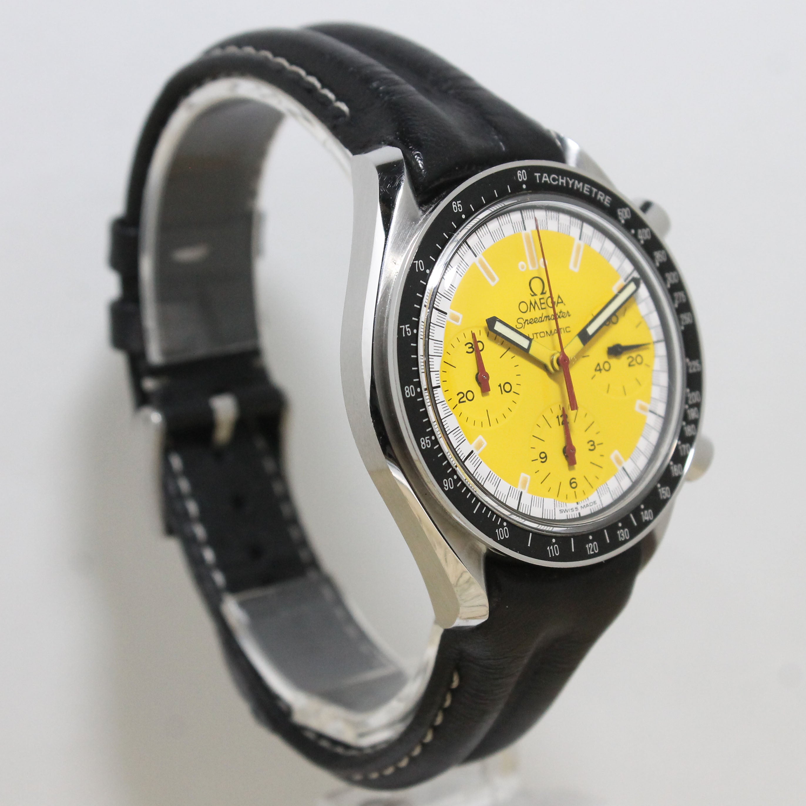 1997 Omega Speedmaster Schumacher Yellow Ref. 38101240 (Super Full Set)