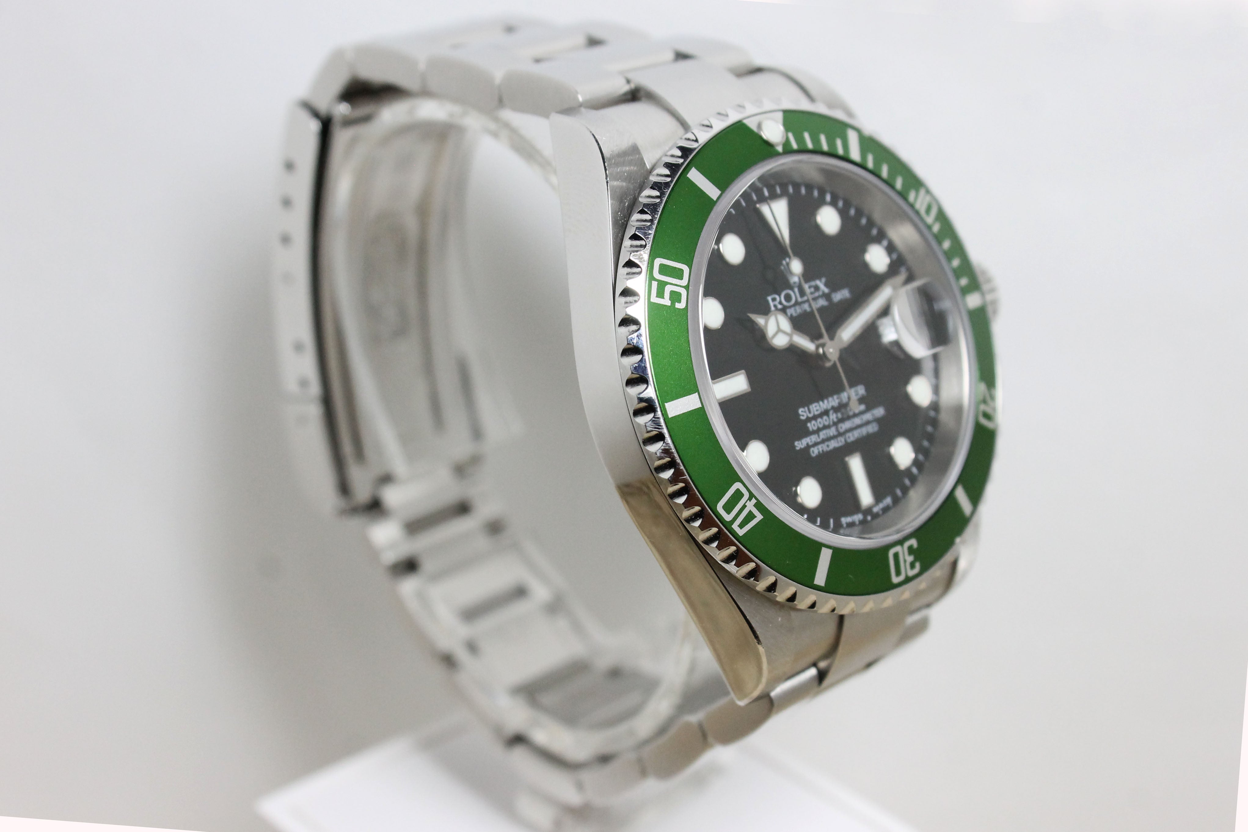 2004 Rolex Submariner 50th Anniversary Flat 4 Unpolished Ref. 16610T