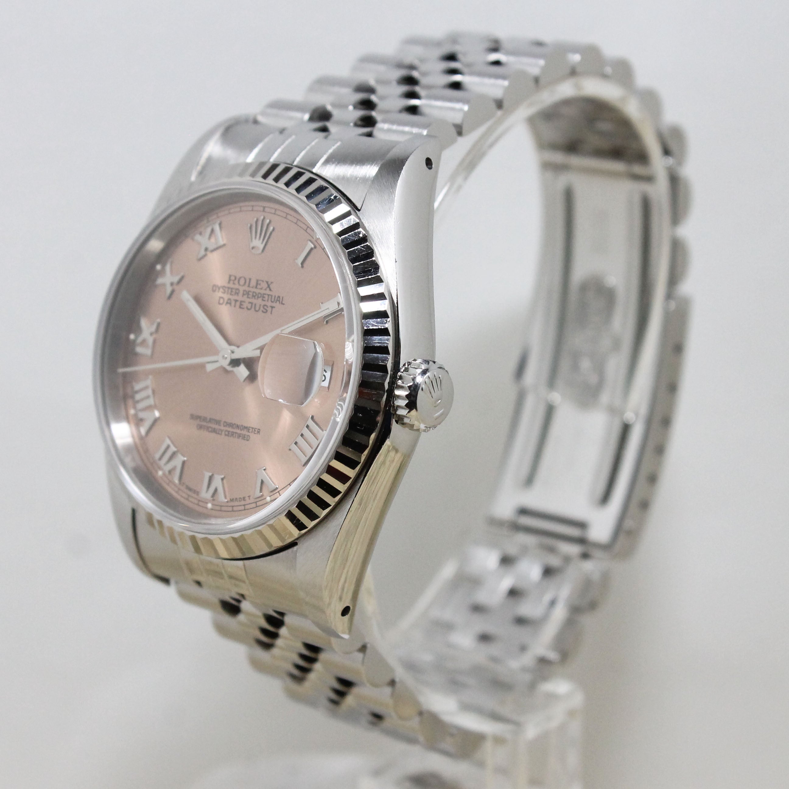 1993 Rolex Datejust St/WG Salmon Dial Ref.  16234