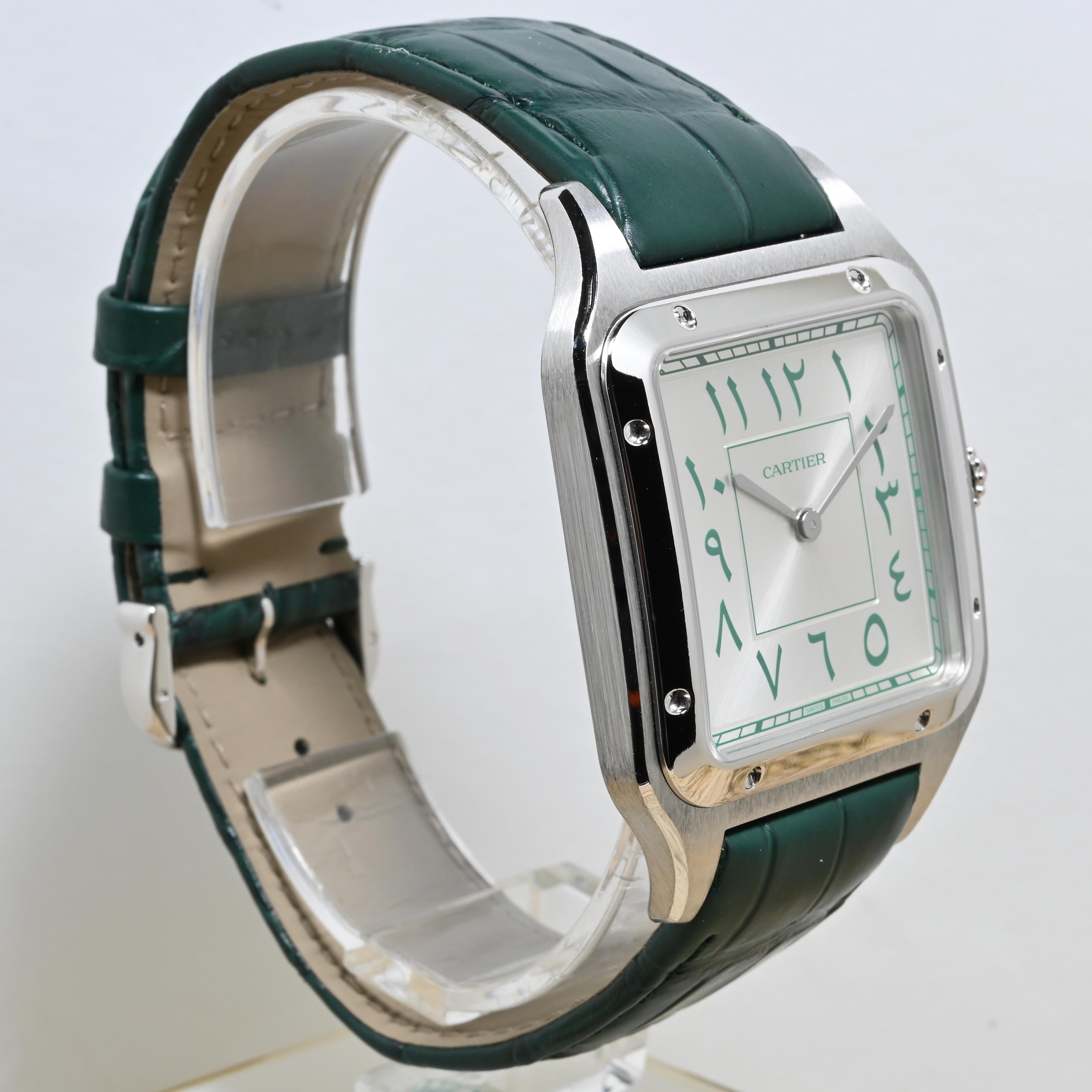 2022 Cartier Santos Dumont Platinum Middle East Limited Edition Ref. WGSA0060 (New-Full Set)