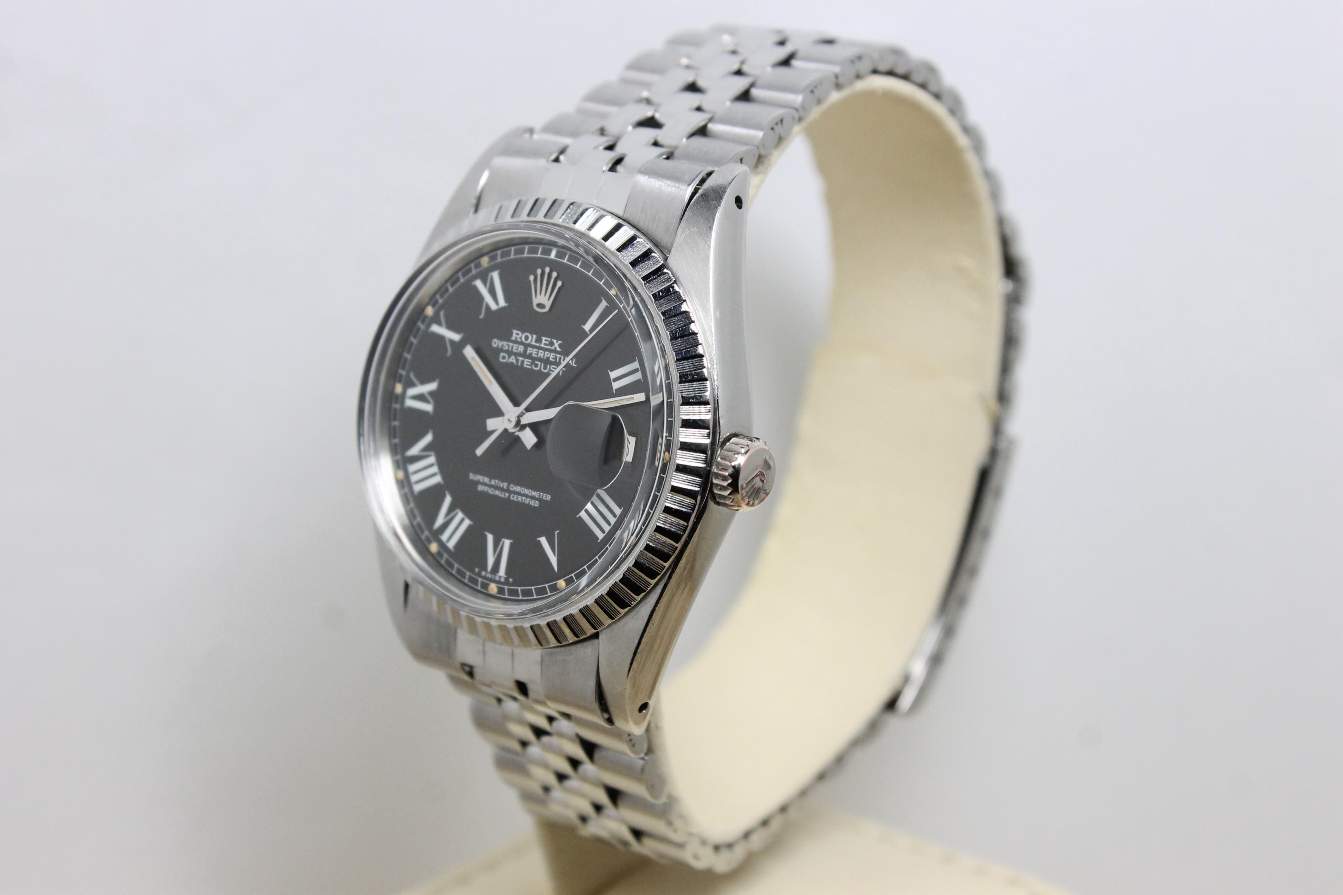 1972 Rolex Datejust Buckley Dial Ref. 1603