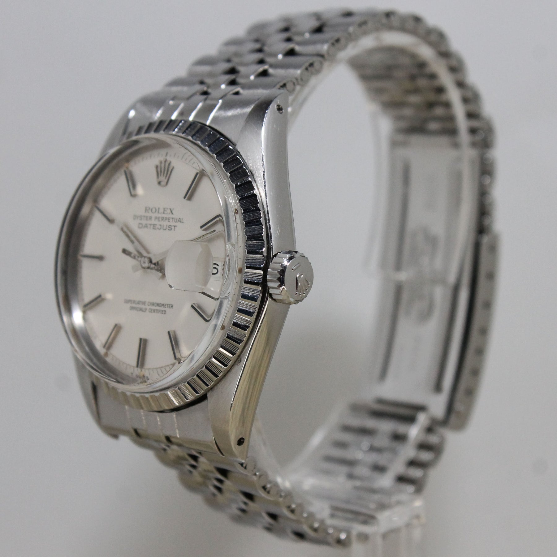 1978 Rolex Datejust Satin White Dial Ref. 1603