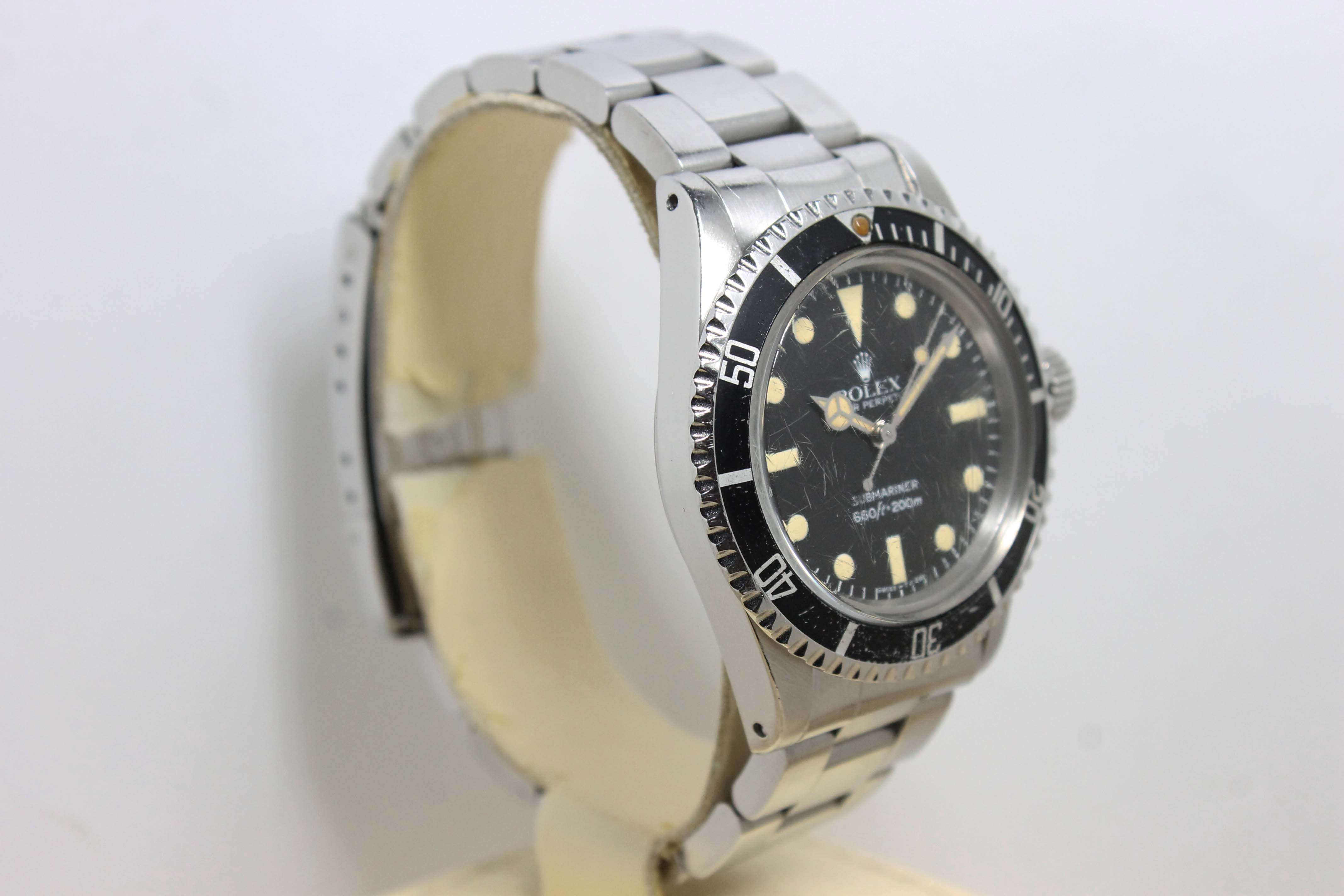 1982 Rolex Submariner Maxi MK4 Ref. 5513 (Full Set)