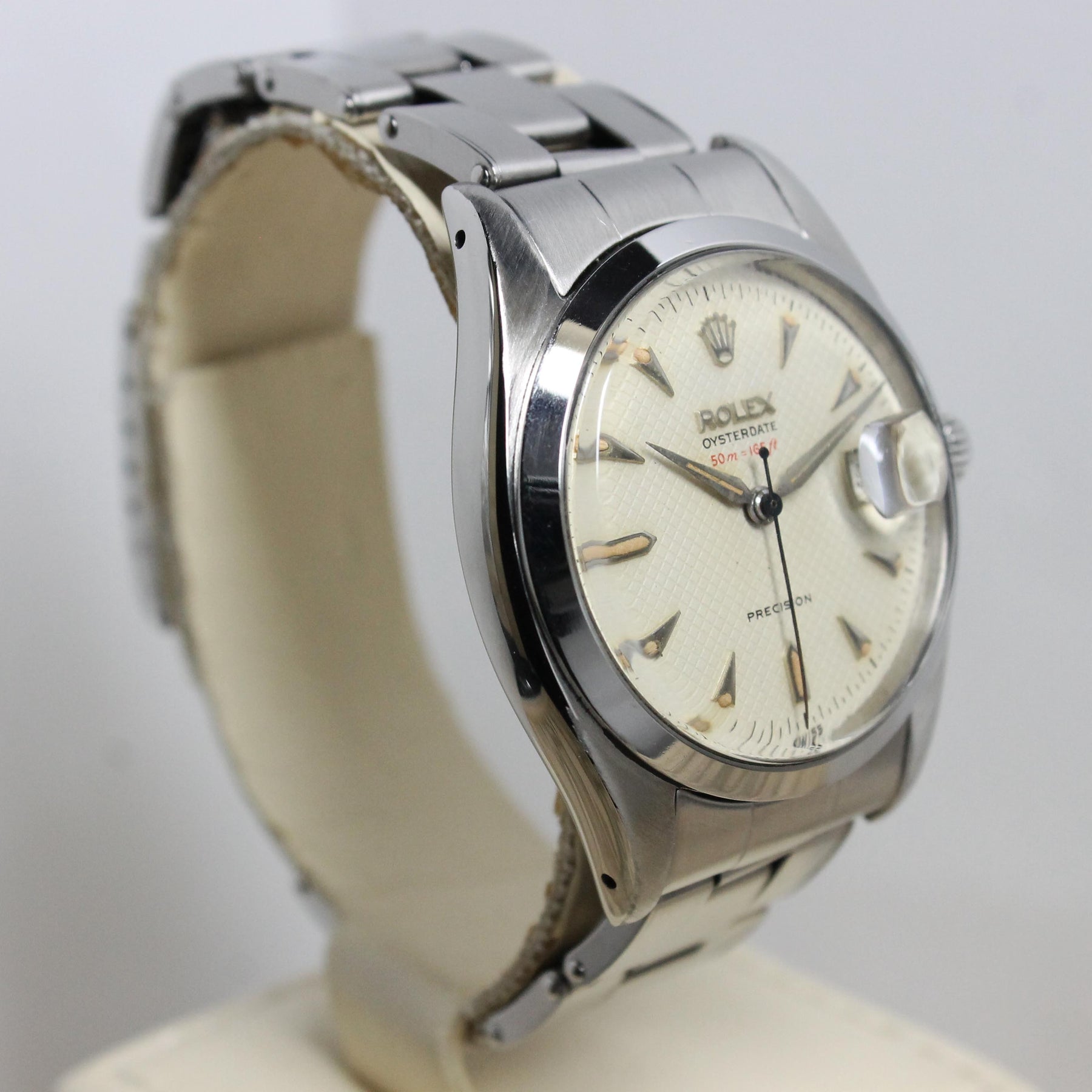 Rolex Oysterdate Precision 'Honeycomb' Ref. 6494 Year 1956 (with Box)