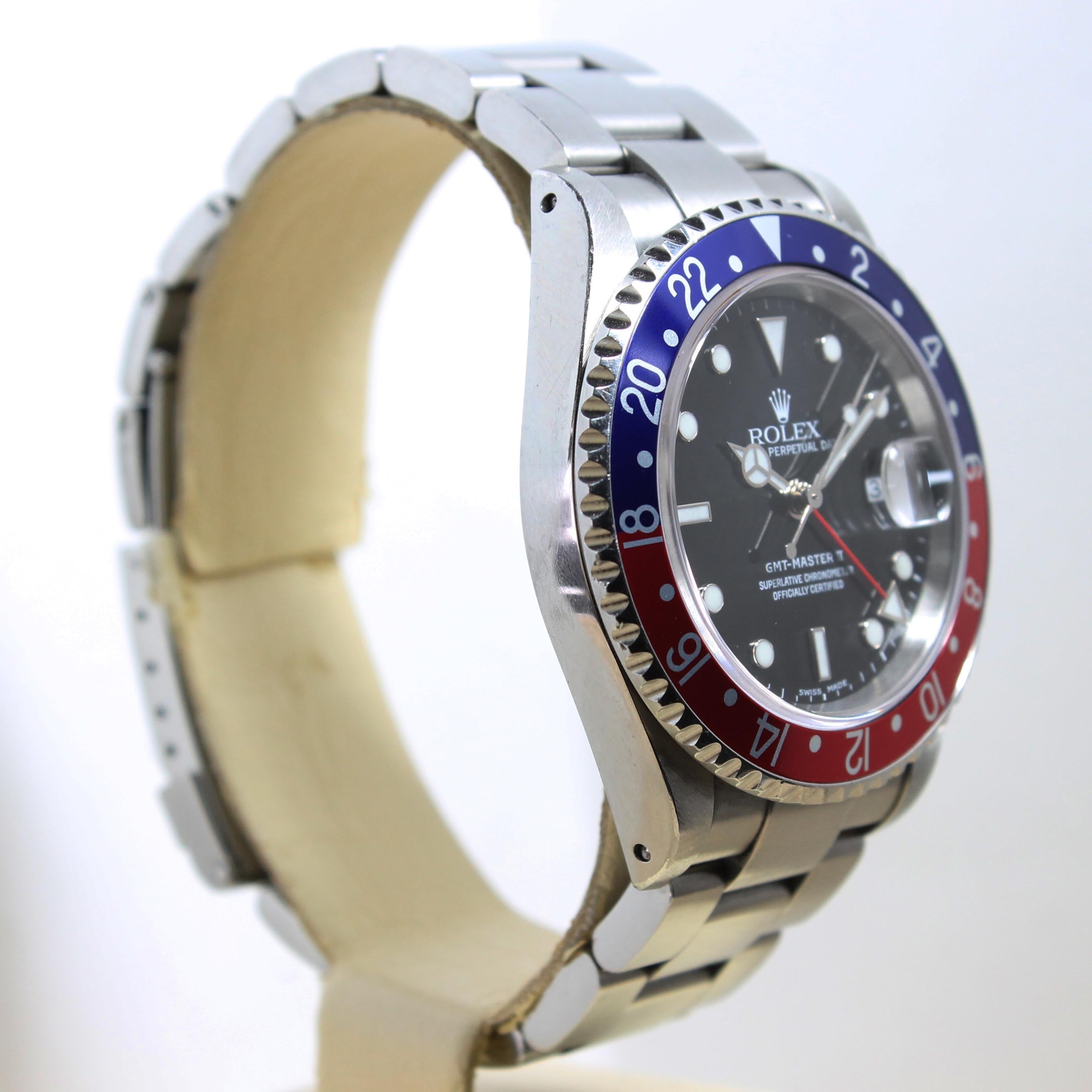 Rolex GMT Master II Pepsi Ref. 16710 Year 1999 (Full Set)