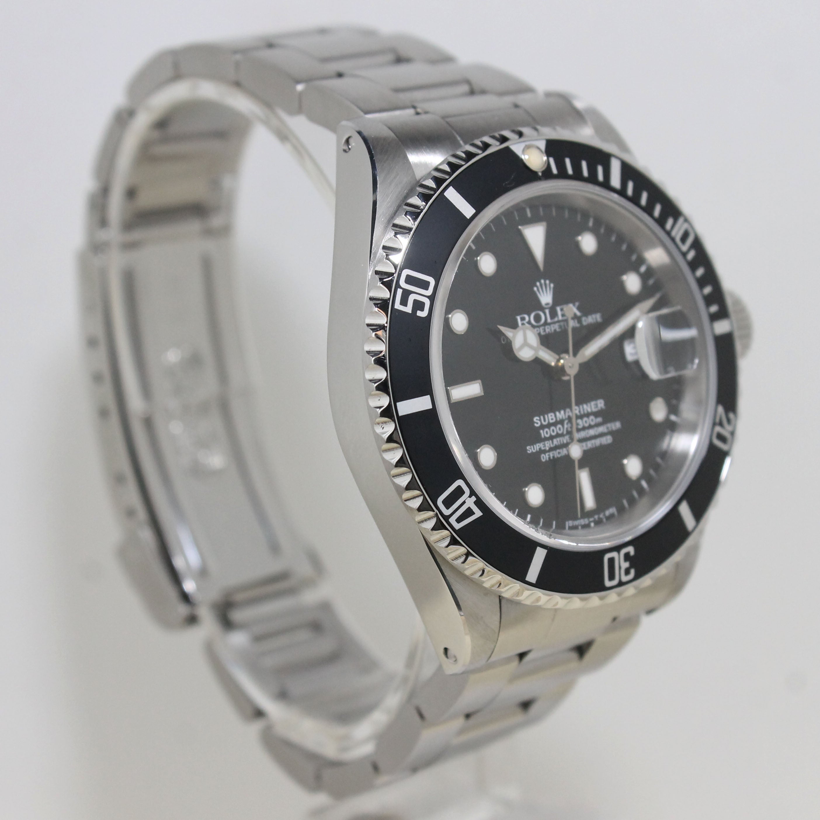 1991 Rolex Submariner Tritium Dial Ref. 16610 (with Certificate)