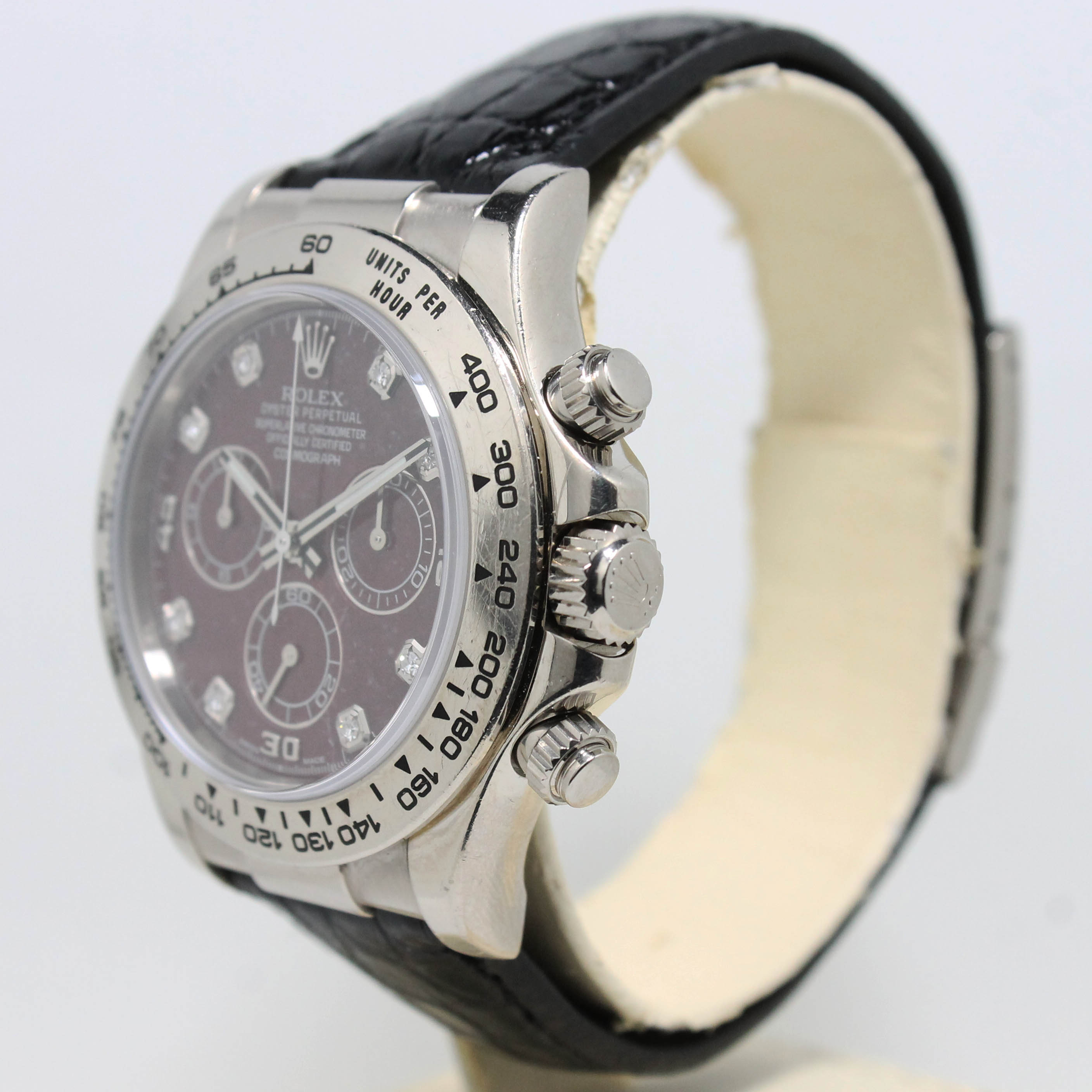 2005 Rolex Daytona White Gold Grossular Diamond Dial Ref. 116519