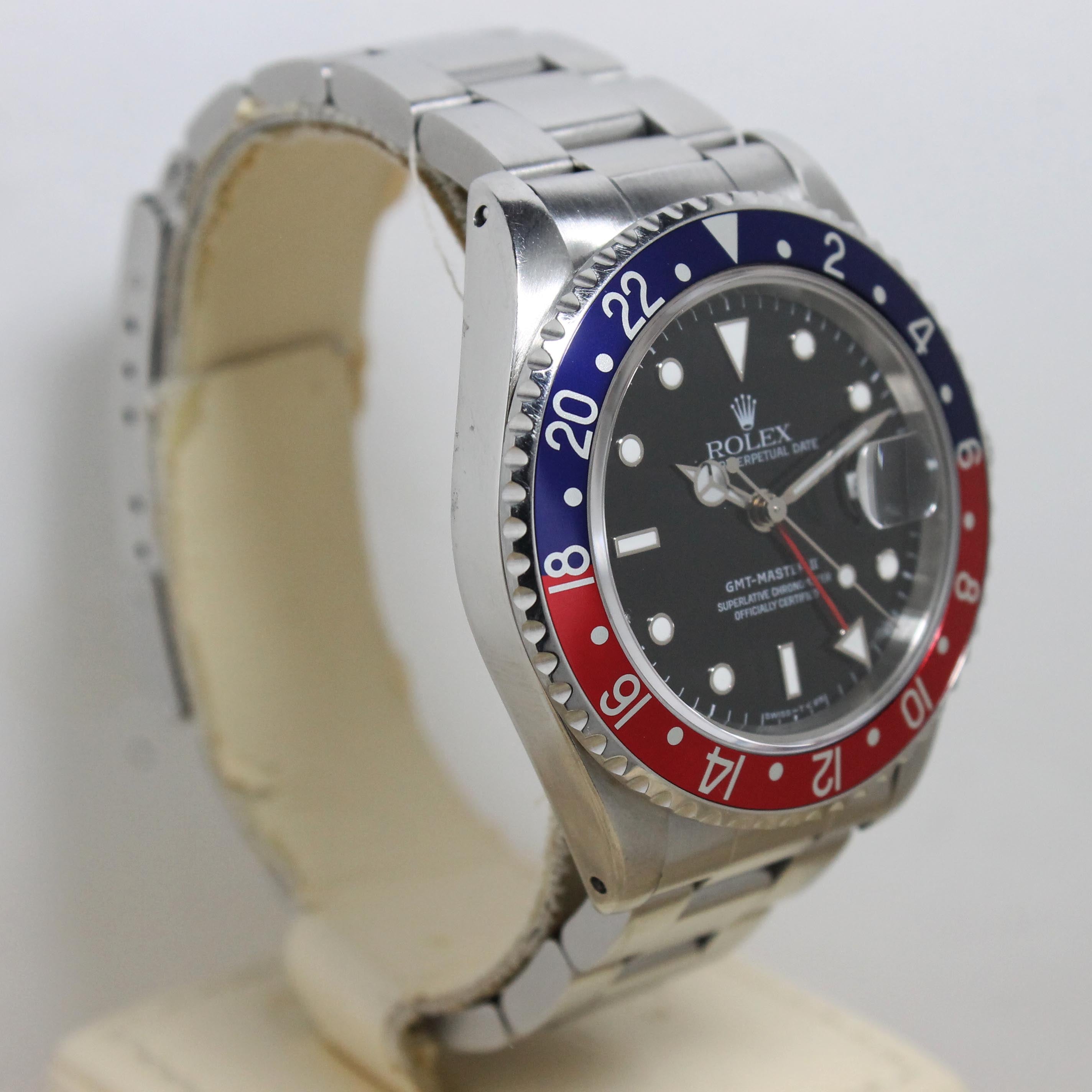 1993 Rolex GMT Master II Ref. 16710 (with Papers)