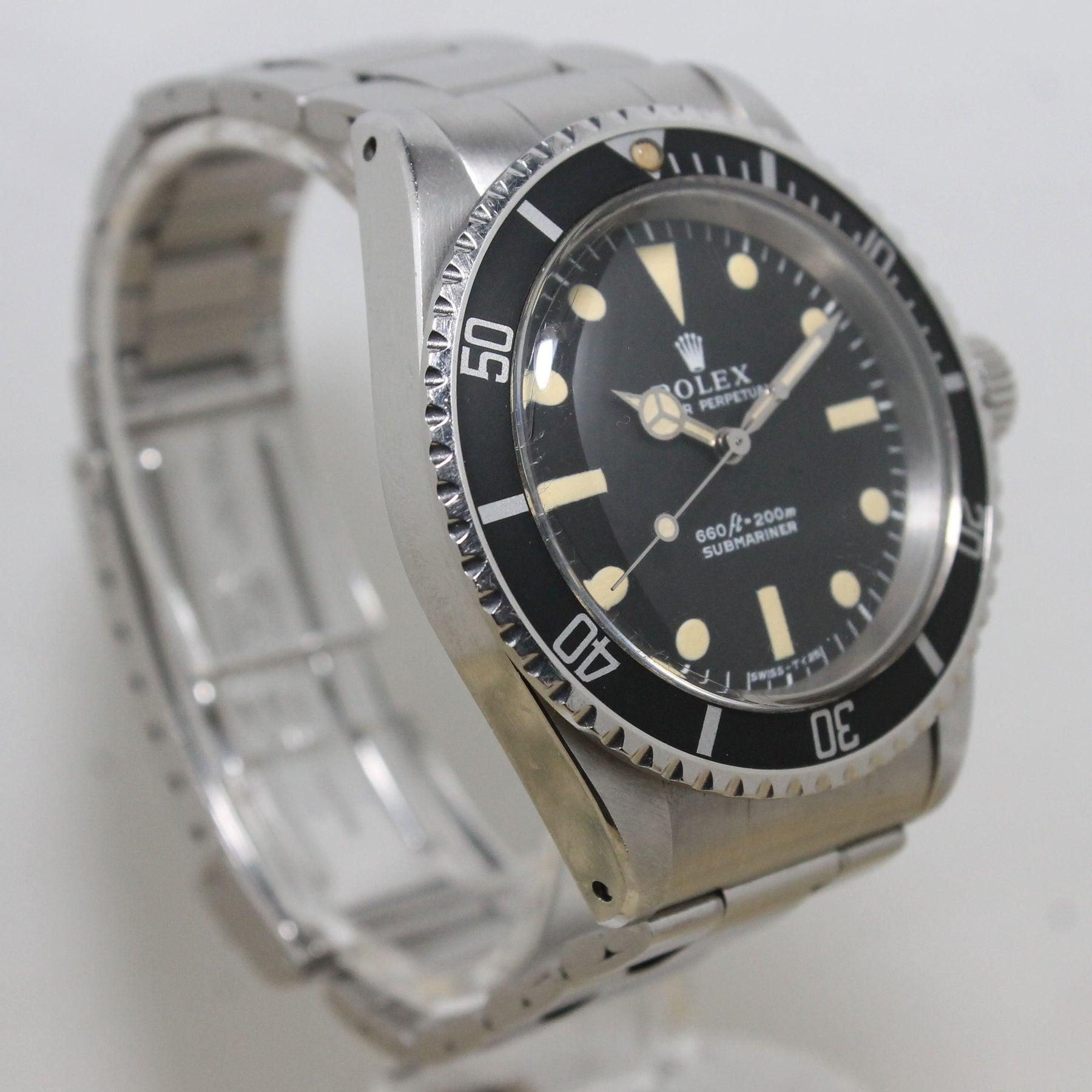 1972 Rolex Submariner Serif Dial Unpolished & Like New Ref. 5513