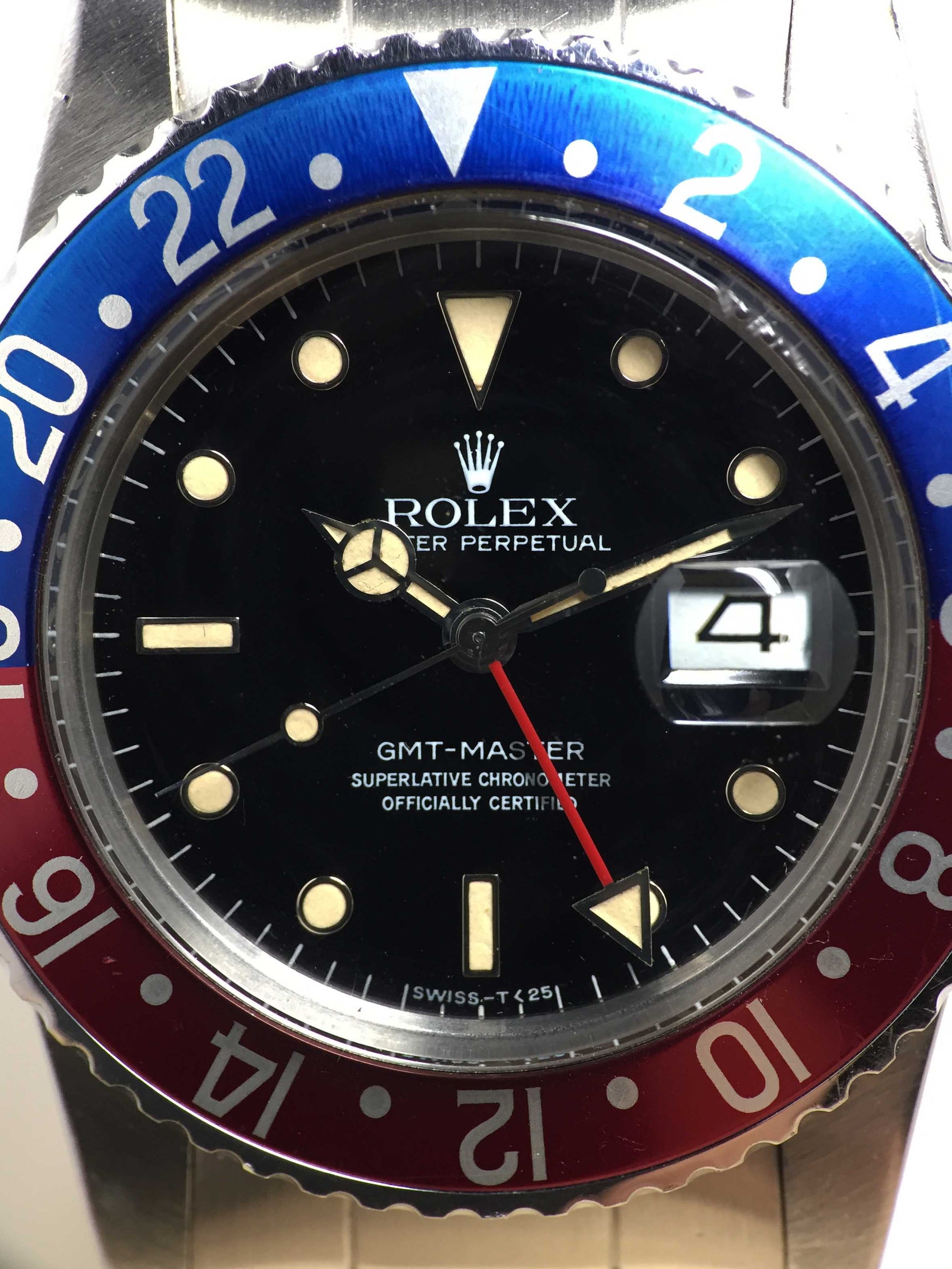 1984 Rolex GMT Master Glossy Dial Ref. 16750