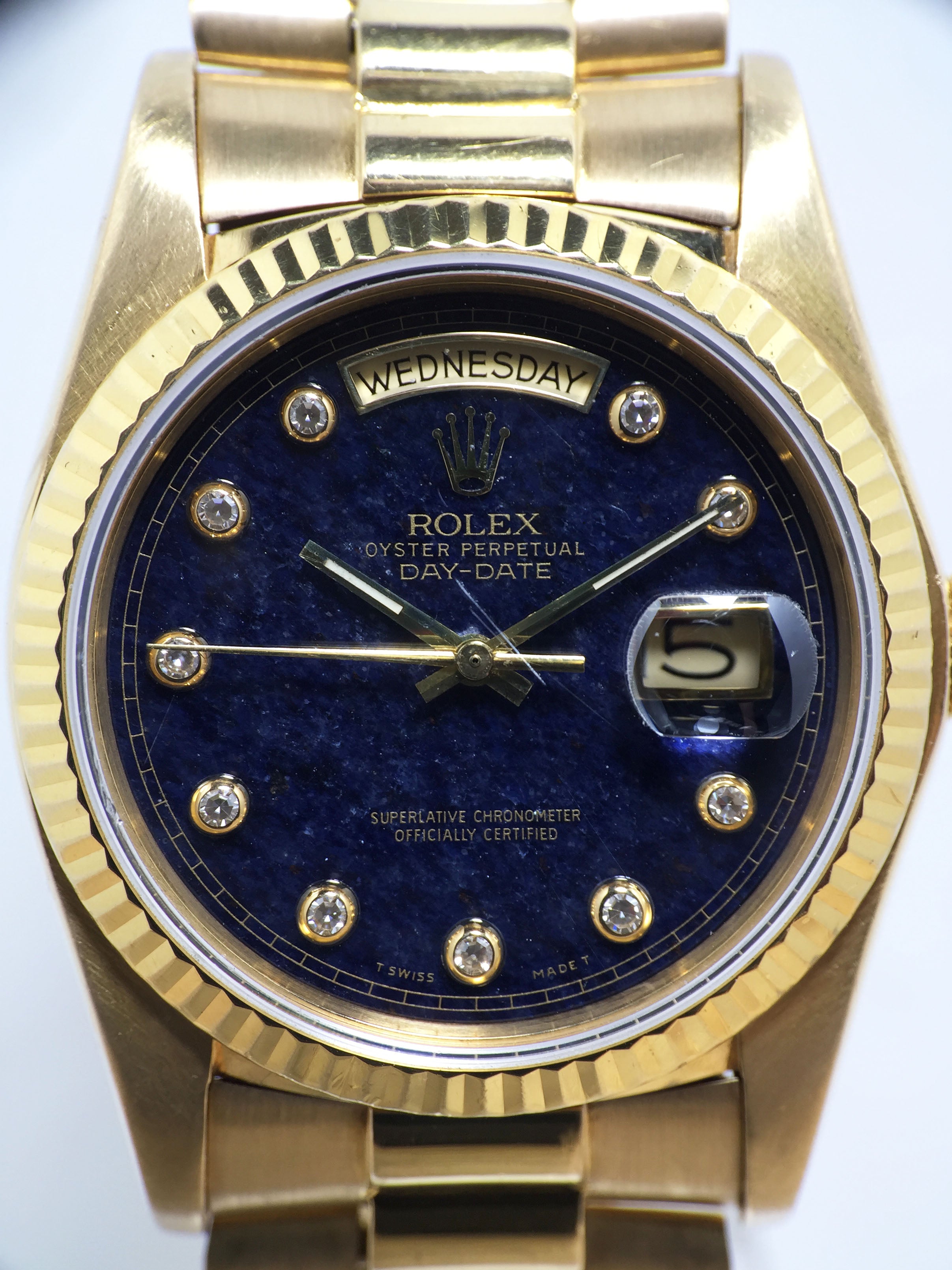 1980 Rolex Day Date Aventurine Pinball Dial Ref. 18038