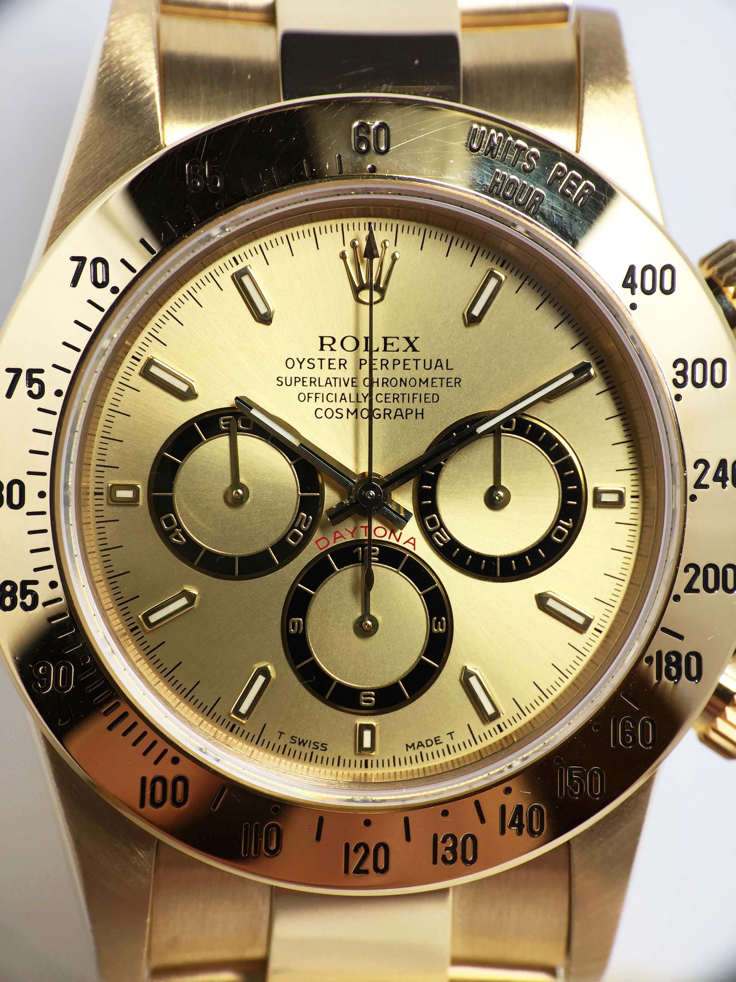 1994 Rolex Daytona Zenith 18K Ref. 16528