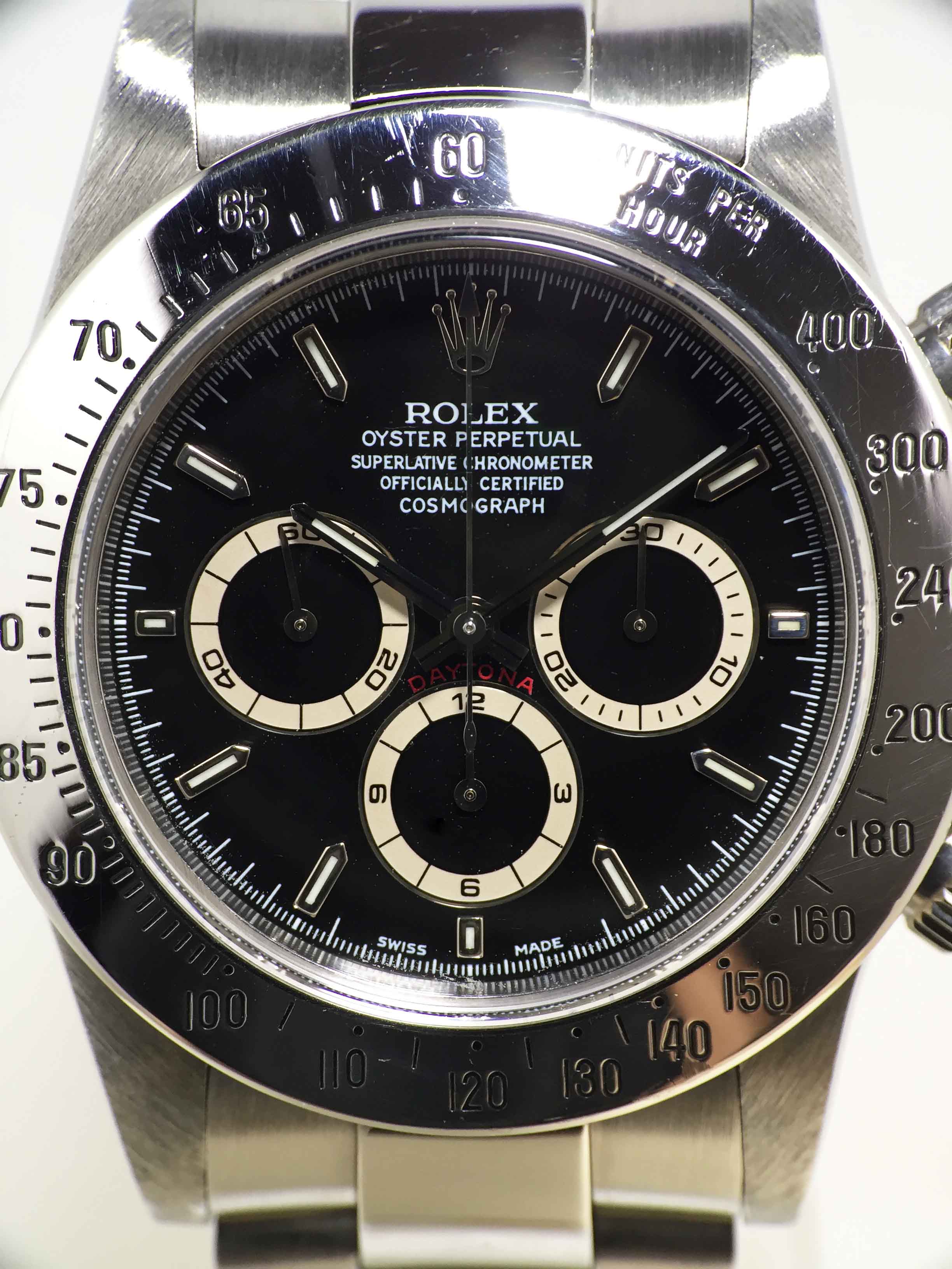 1999 Rolex Daytona Zenith Black Dial Ref. 16520 A Series