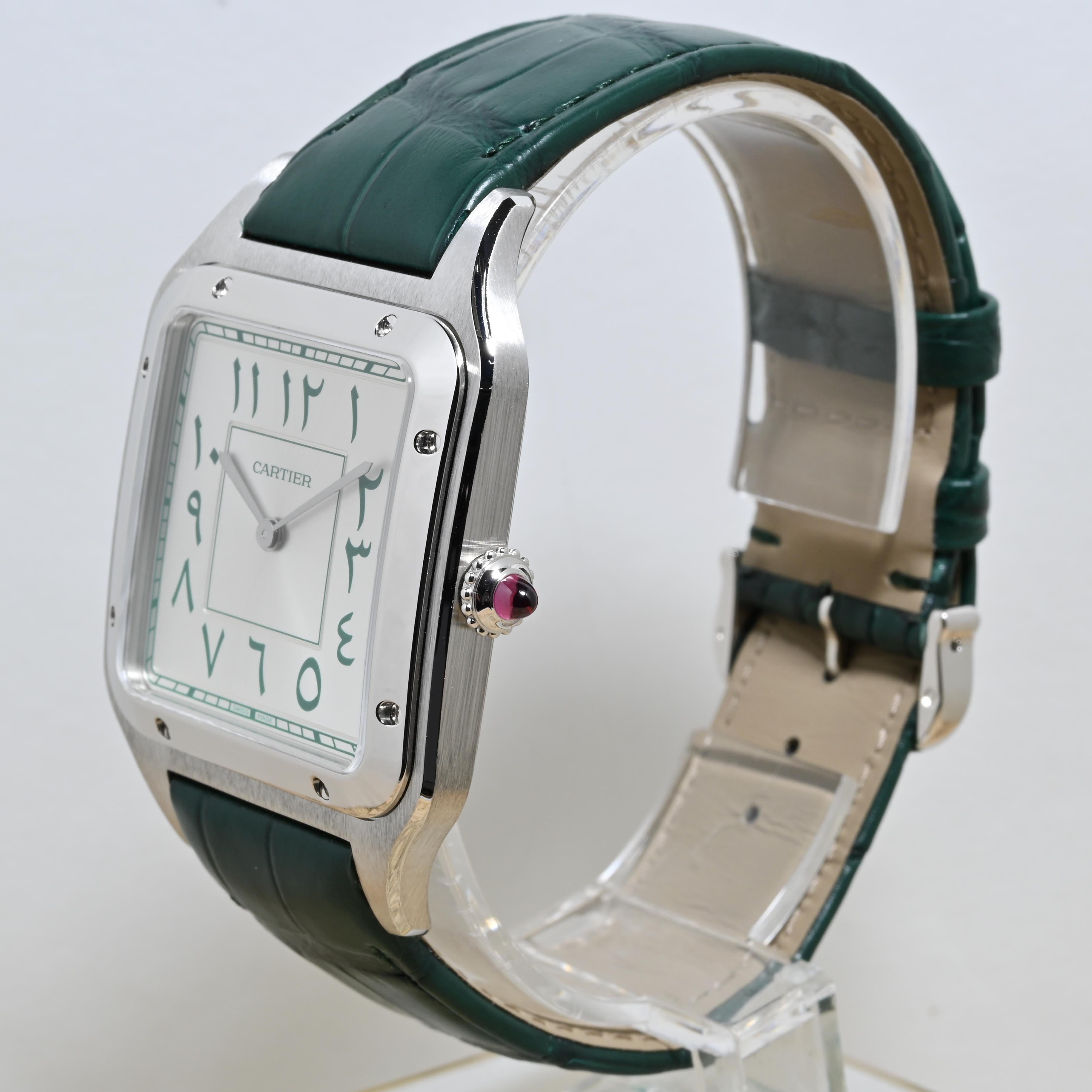 2022 Cartier Santos Dumont Platinum Middle East Limited Edition Ref. WGSA0060 (New-Full Set)