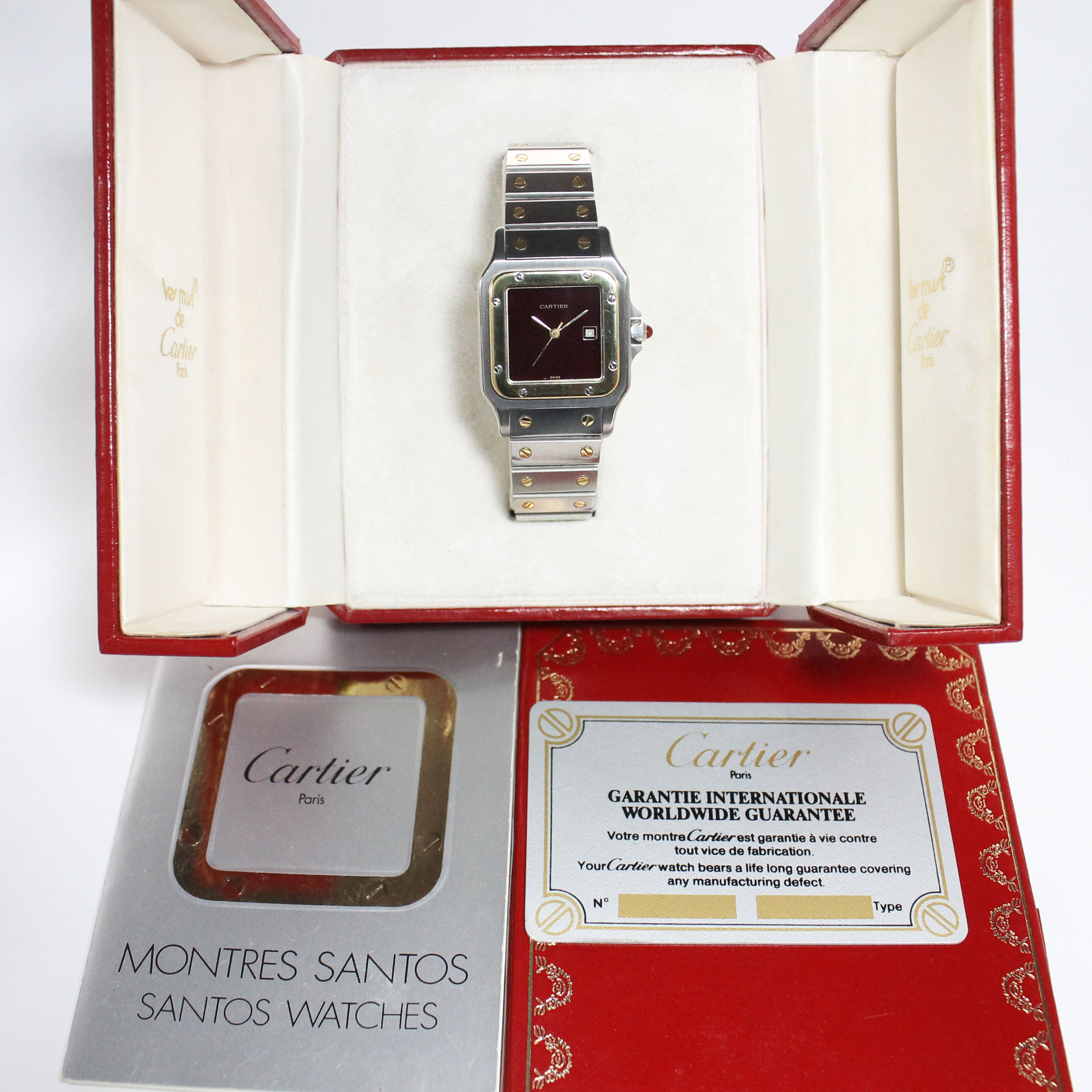 1981 Cartier Santos 75th Anniversary (with Box, Warranty Card and Booklet)