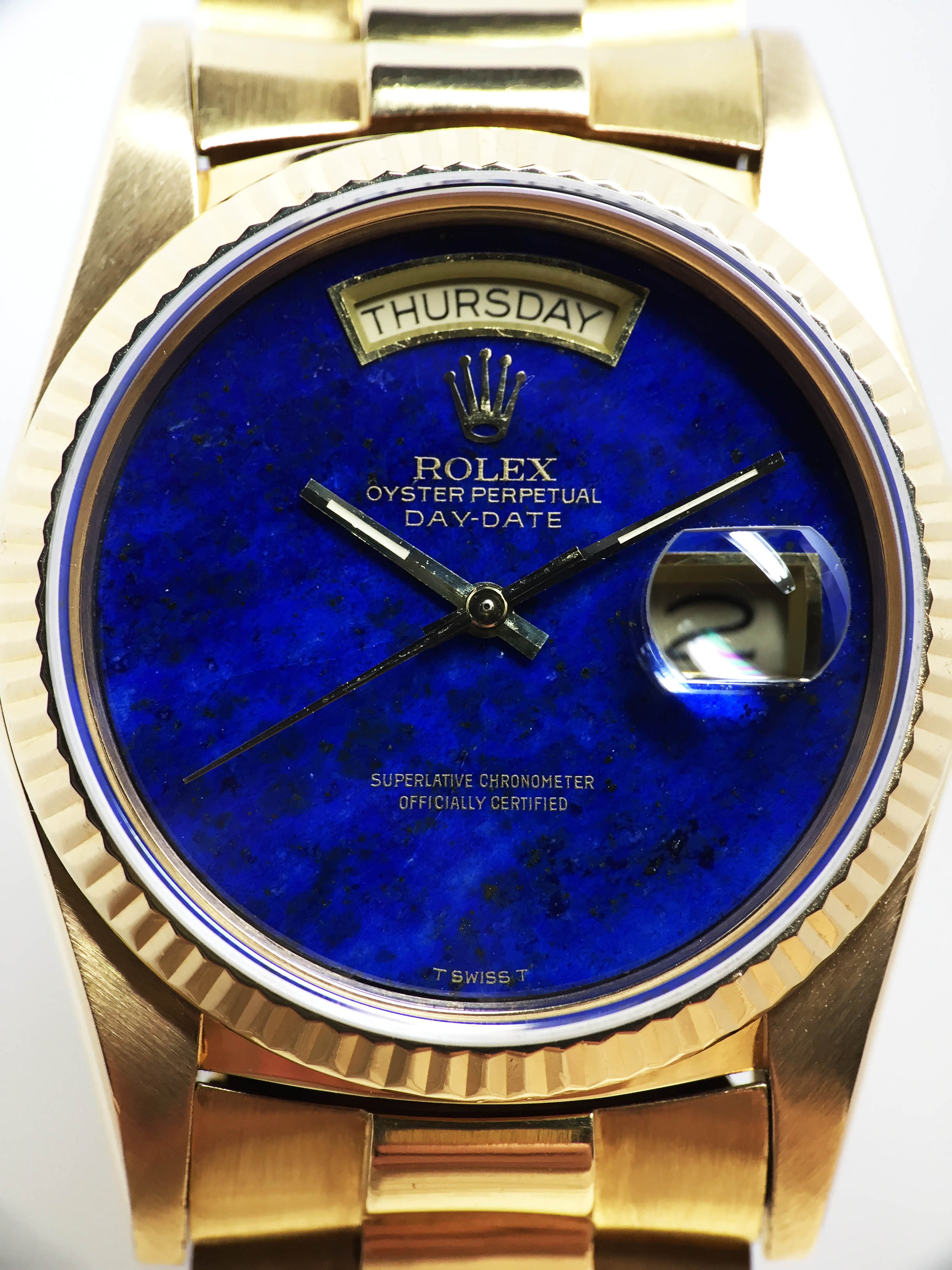 Rolex Day Date Lapis Ref. 18038 Year 1986