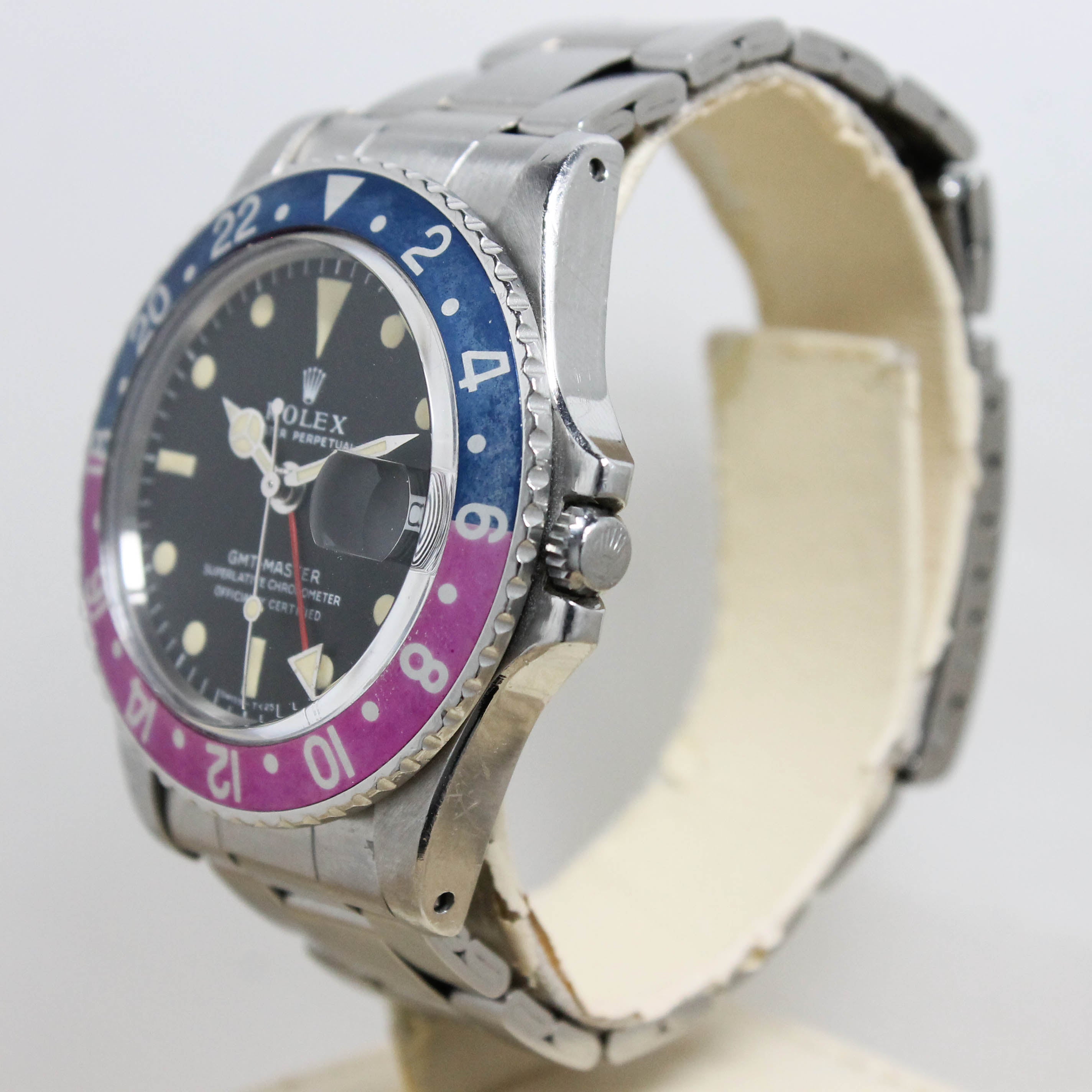 1968 Rolex GMT Master MK1 Fuchsia Ref. 1675 (with Box & Papers)