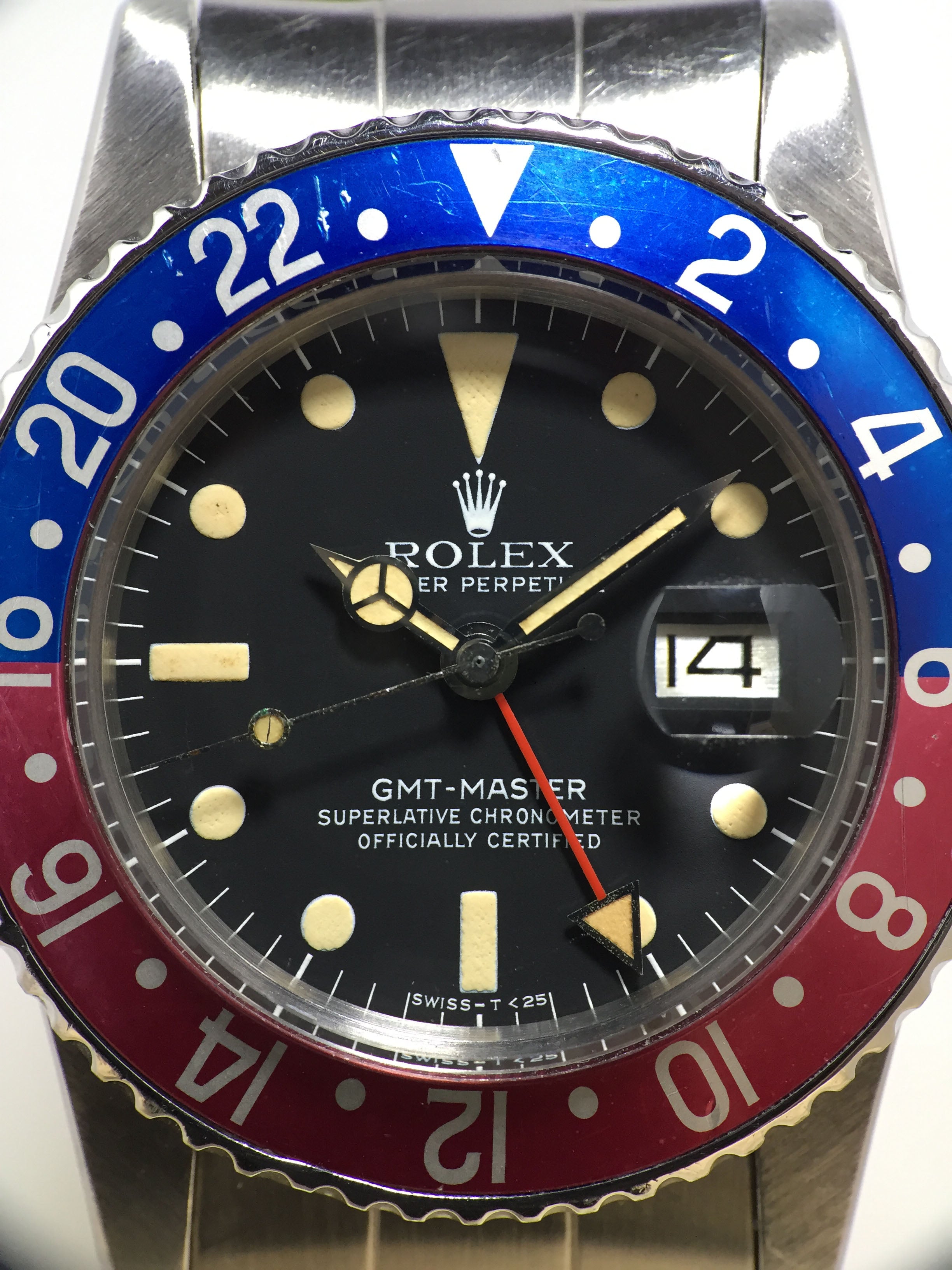 1978 Rolex GMT Master MK5 Maxi Dial Ref. 1675