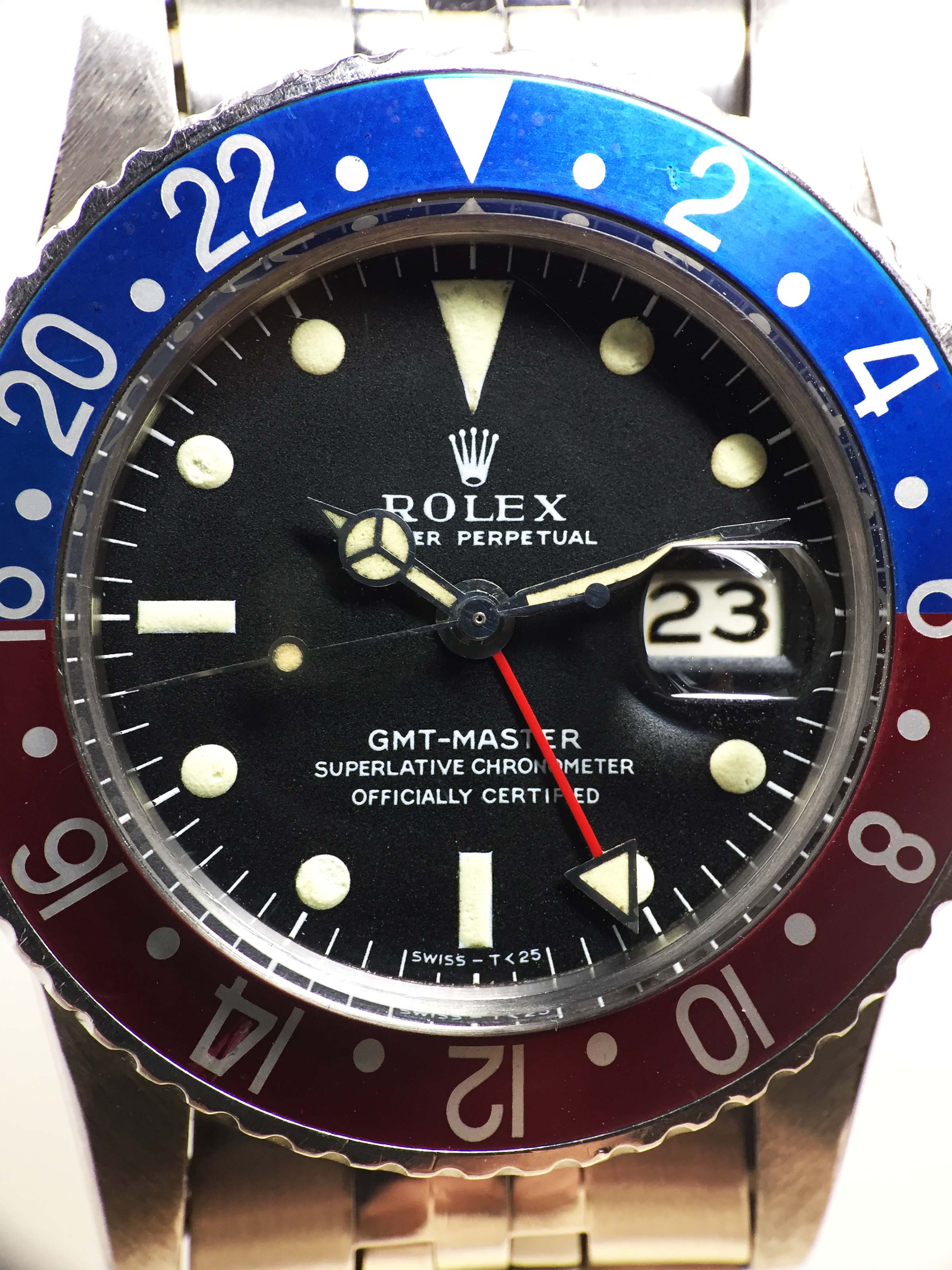 Rolex GMT Master Ref. 1675 Year 1968