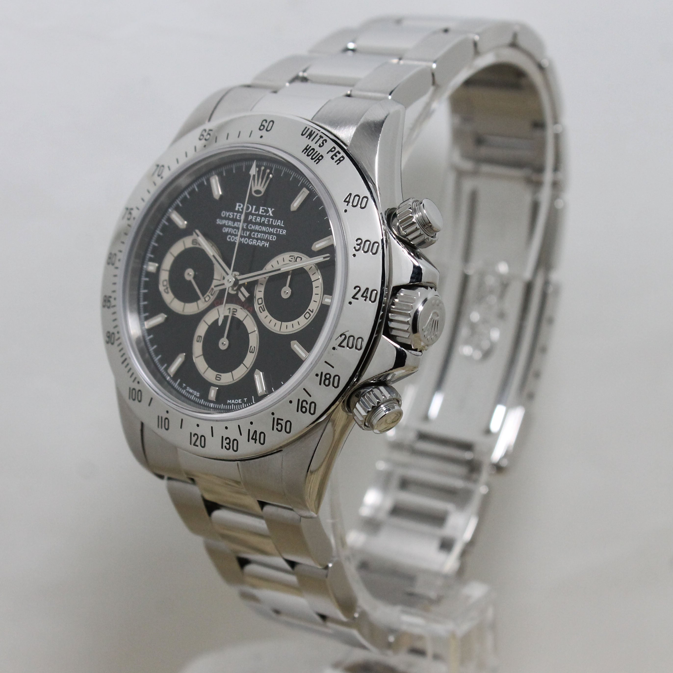 1997 Rolex Daytona Black Tritium Dial Ref. 16520 (with Rolex Service Card)