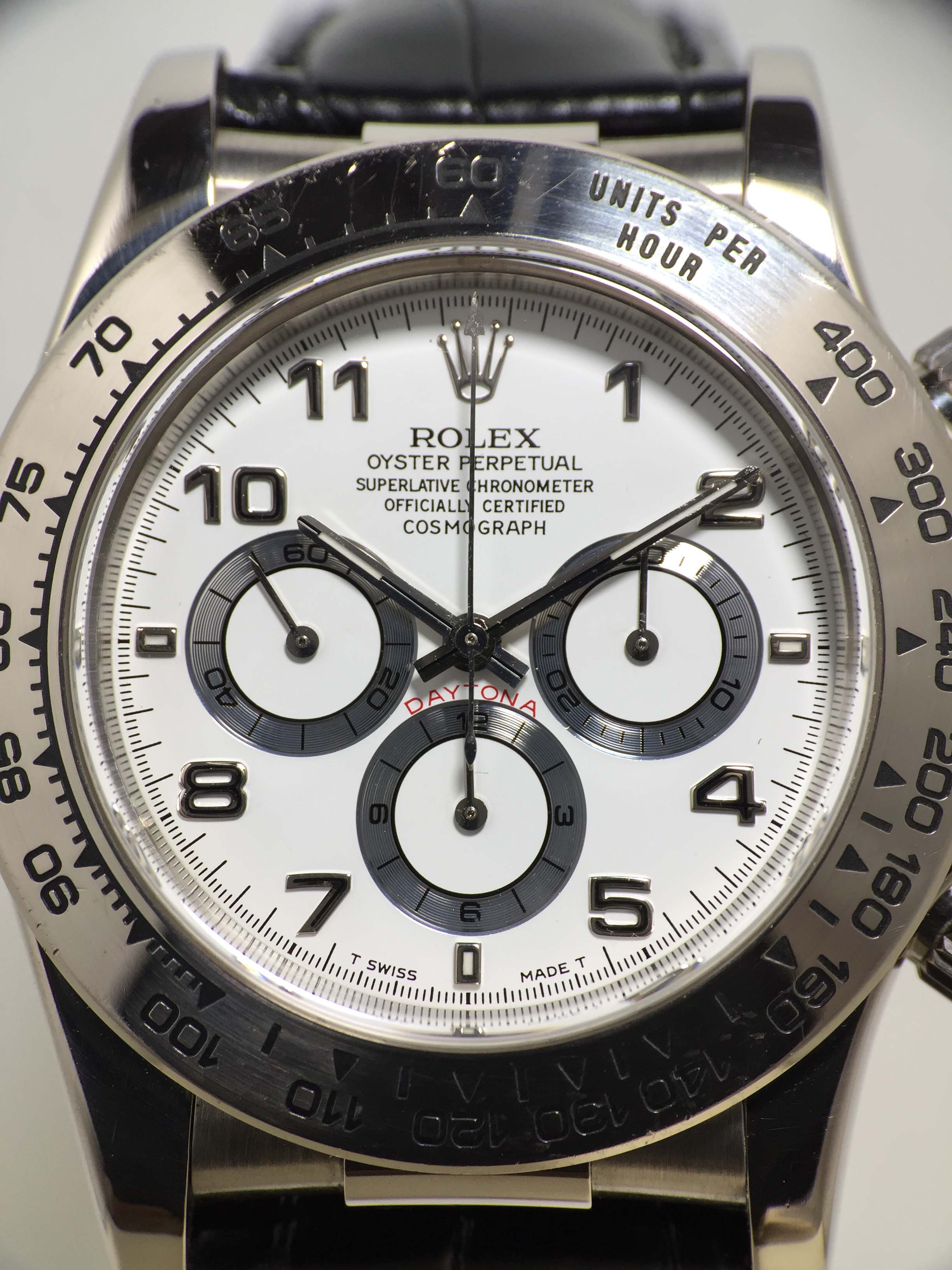 1997 Rolex Daytona WG Tritium Zenith Movement Ref.16519