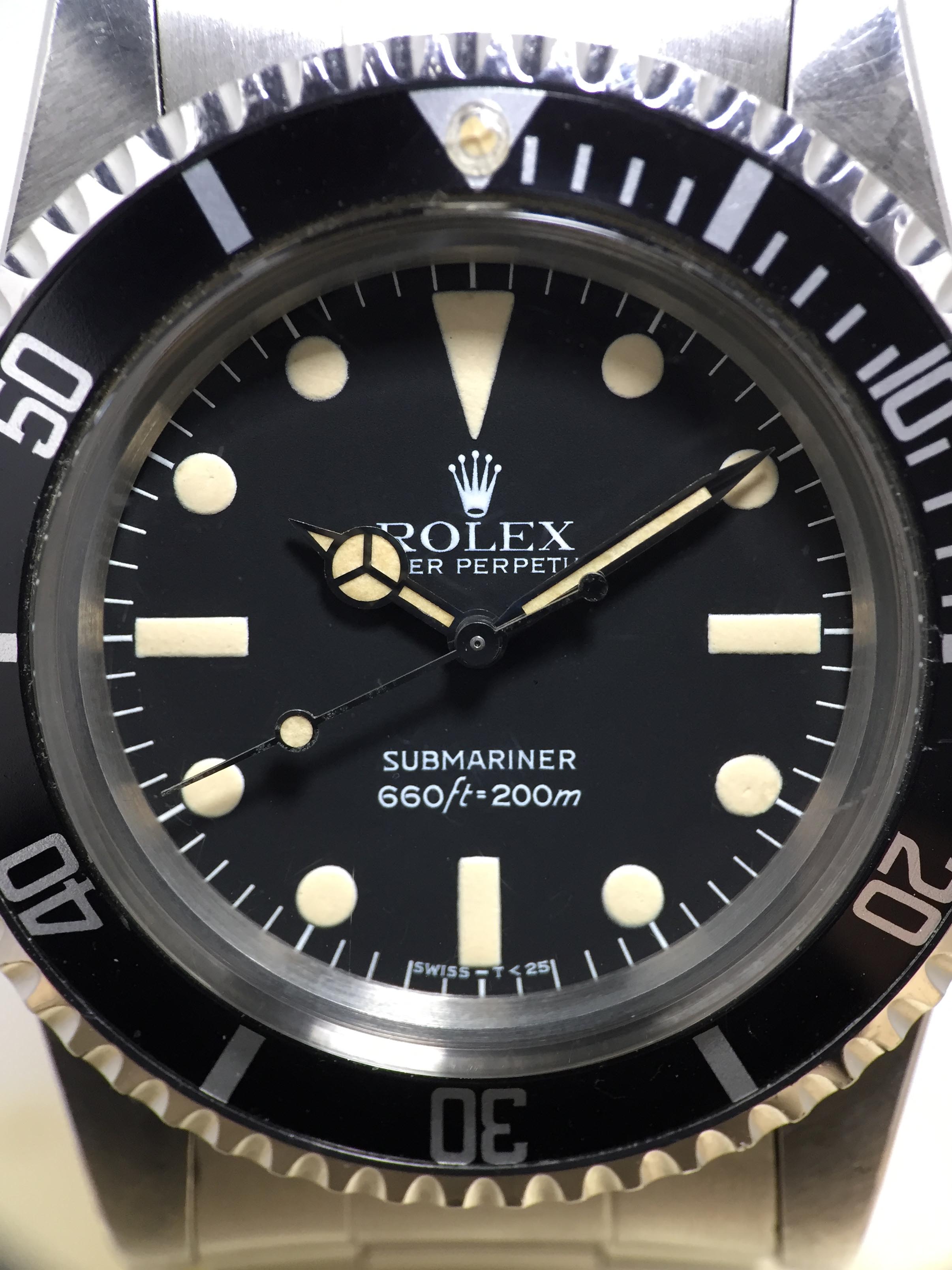 1981 Rolex Submariner Maxi MK4 Unpolished Ref. 5513