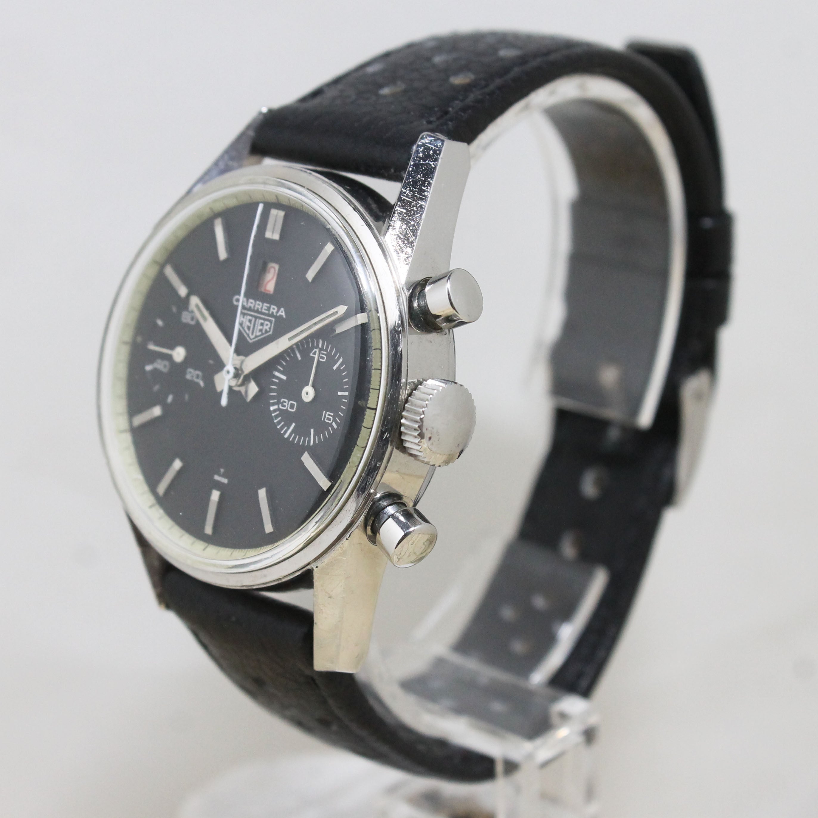 1968 Heuer Carrera Dato 45 1st Execution Ref. 3147N