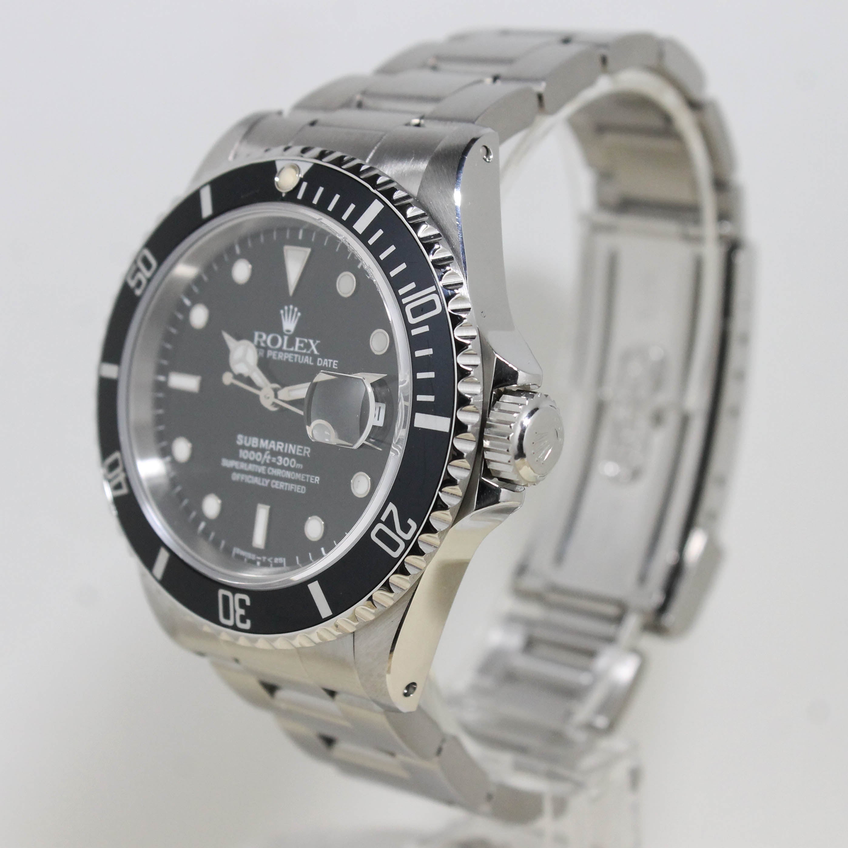 1991 Rolex Submariner Tritium Dial Ref. 16610 (with Certificate)