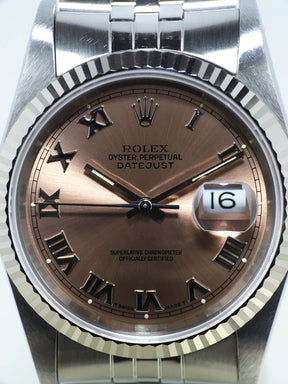 1993 Rolex Datejust St/WG Salmon Dial Ref.  16234