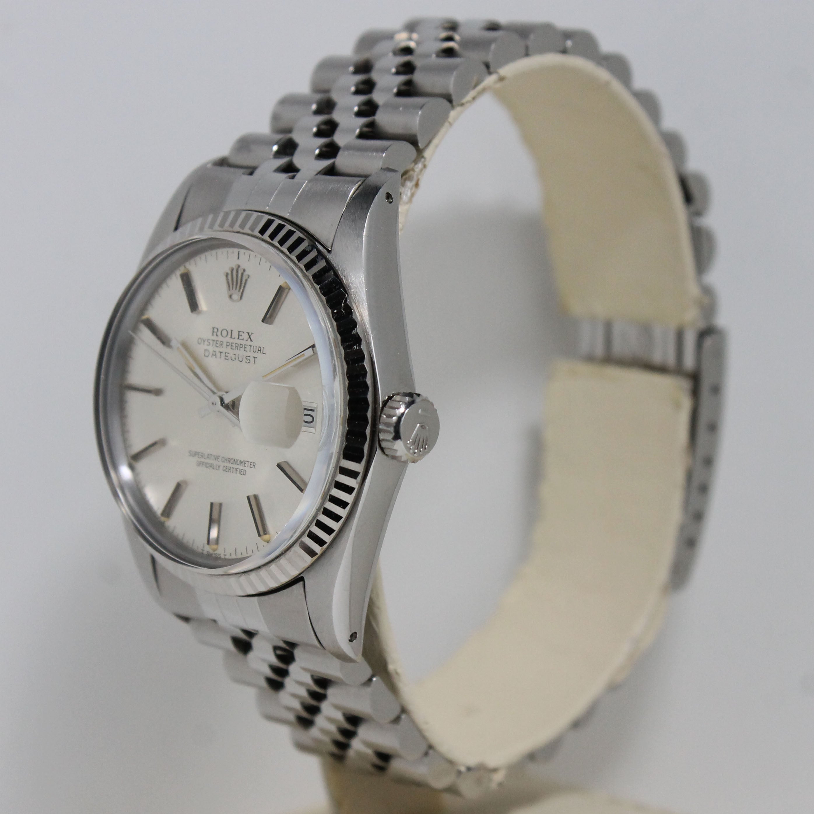 1984 Rolex Datejust St/WG NOS Ref. 16014 (with Box & Papers)