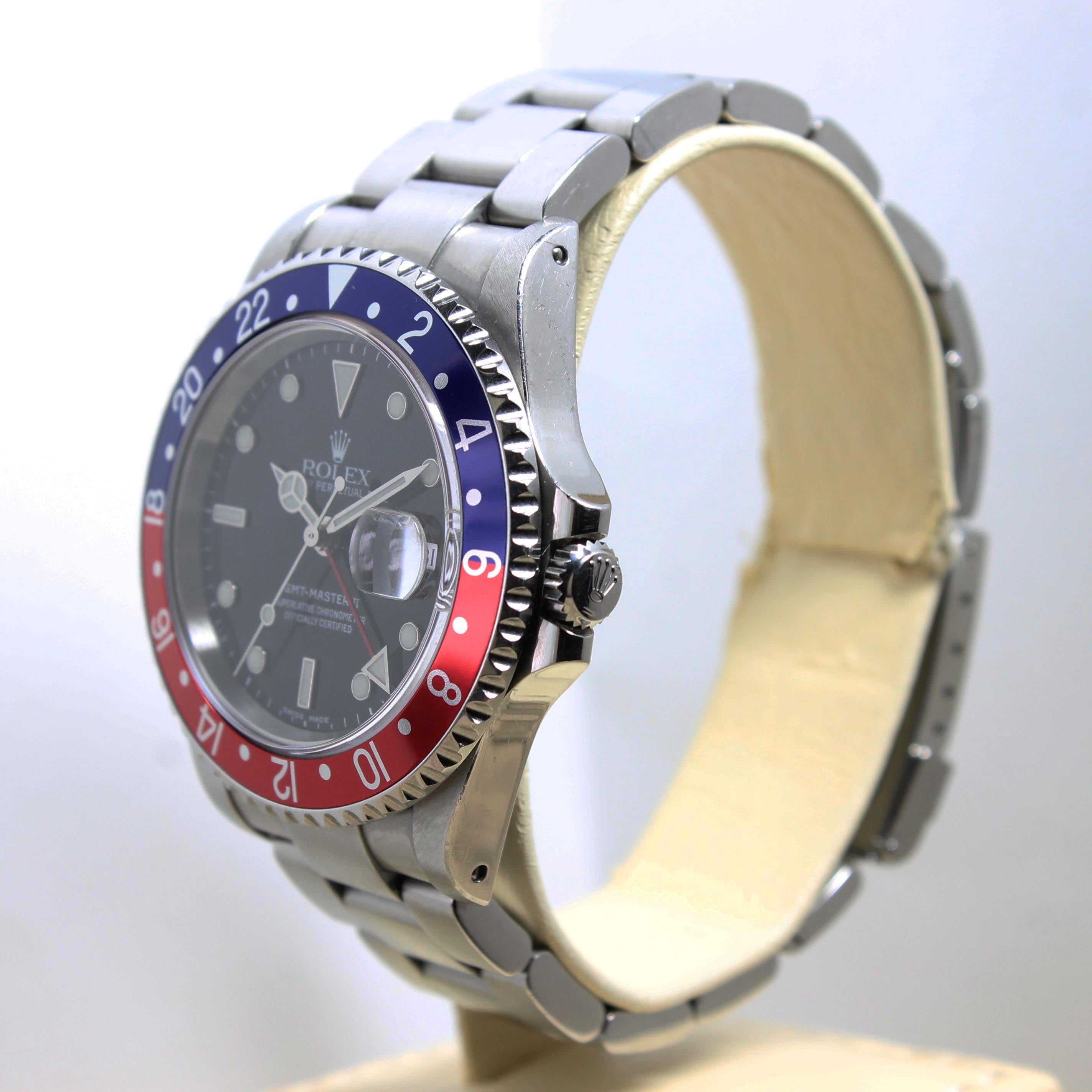 Rolex GMT Master II Pepsi Ref. 16710 Year 1999 (Full Set)