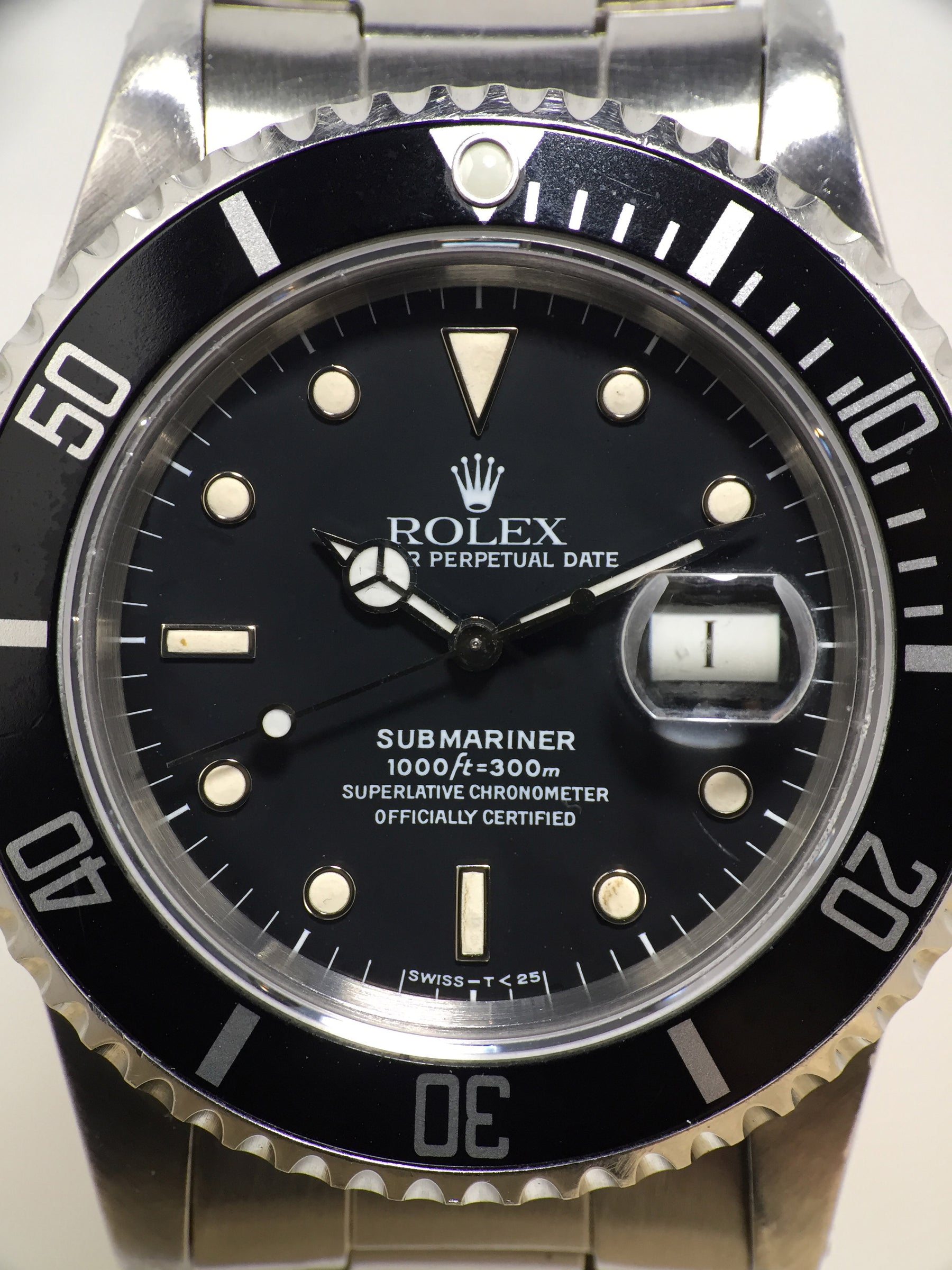 1987 Rolex Submariner Ref. 168000