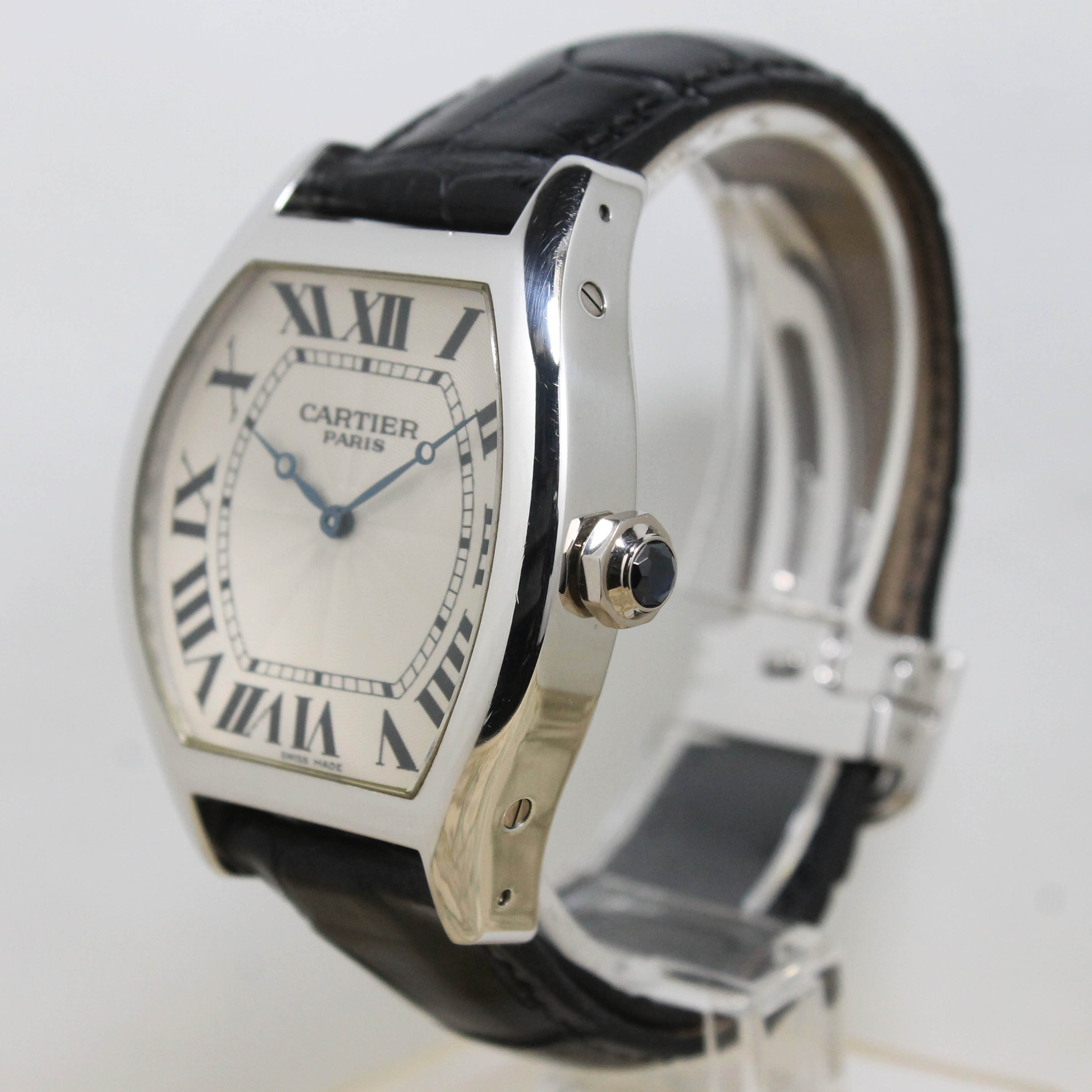 2007 Cartier Tortue XL Platinum CPCP No.1 Ref. W1546151 (Full Set with Invoice )