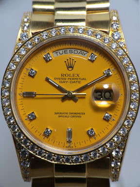 1988 Rolex Day Date 'Yellow Cab' Stella Ref. 18388