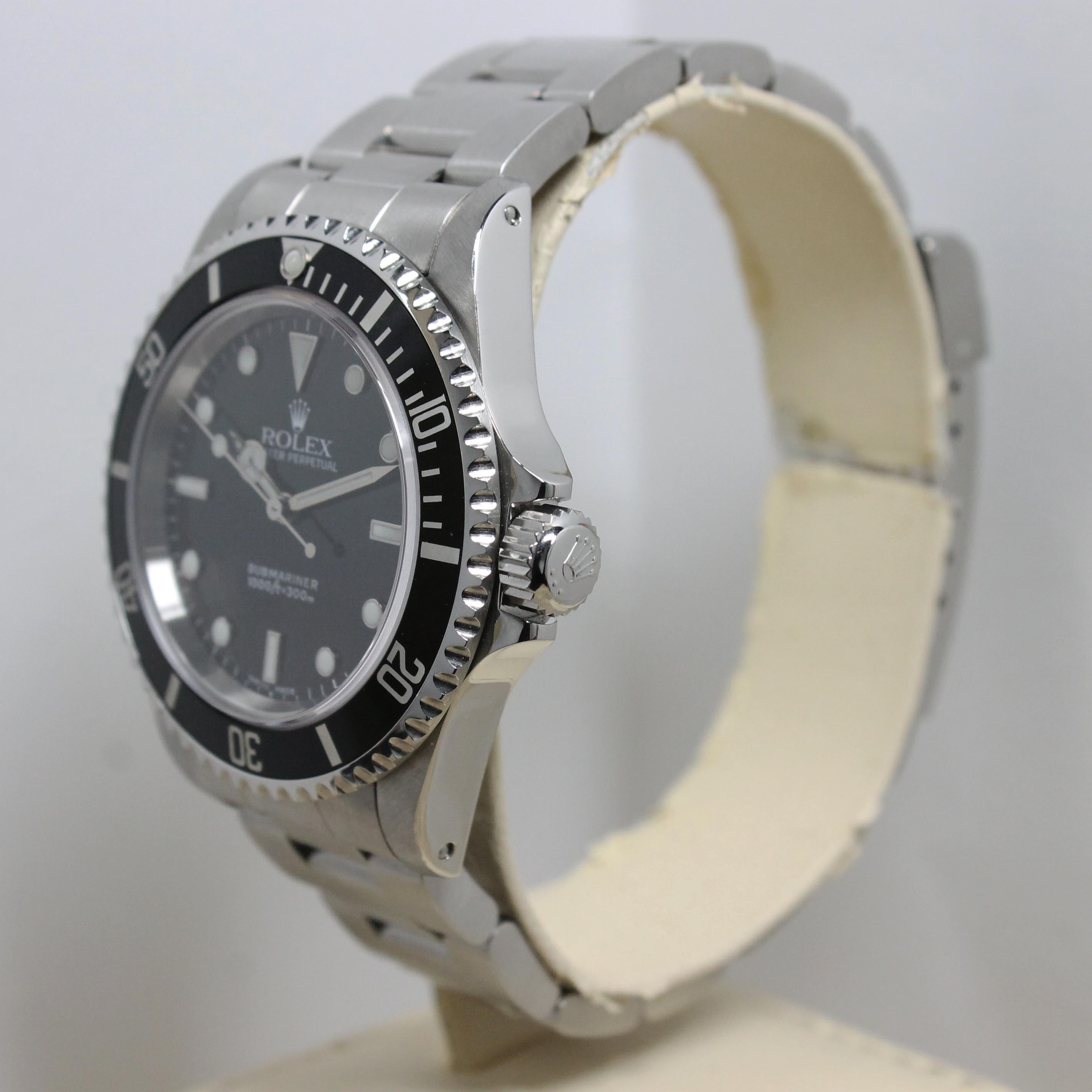 2003 Rolex Submariner No Date Ref. 14060M (with Box & Papers)