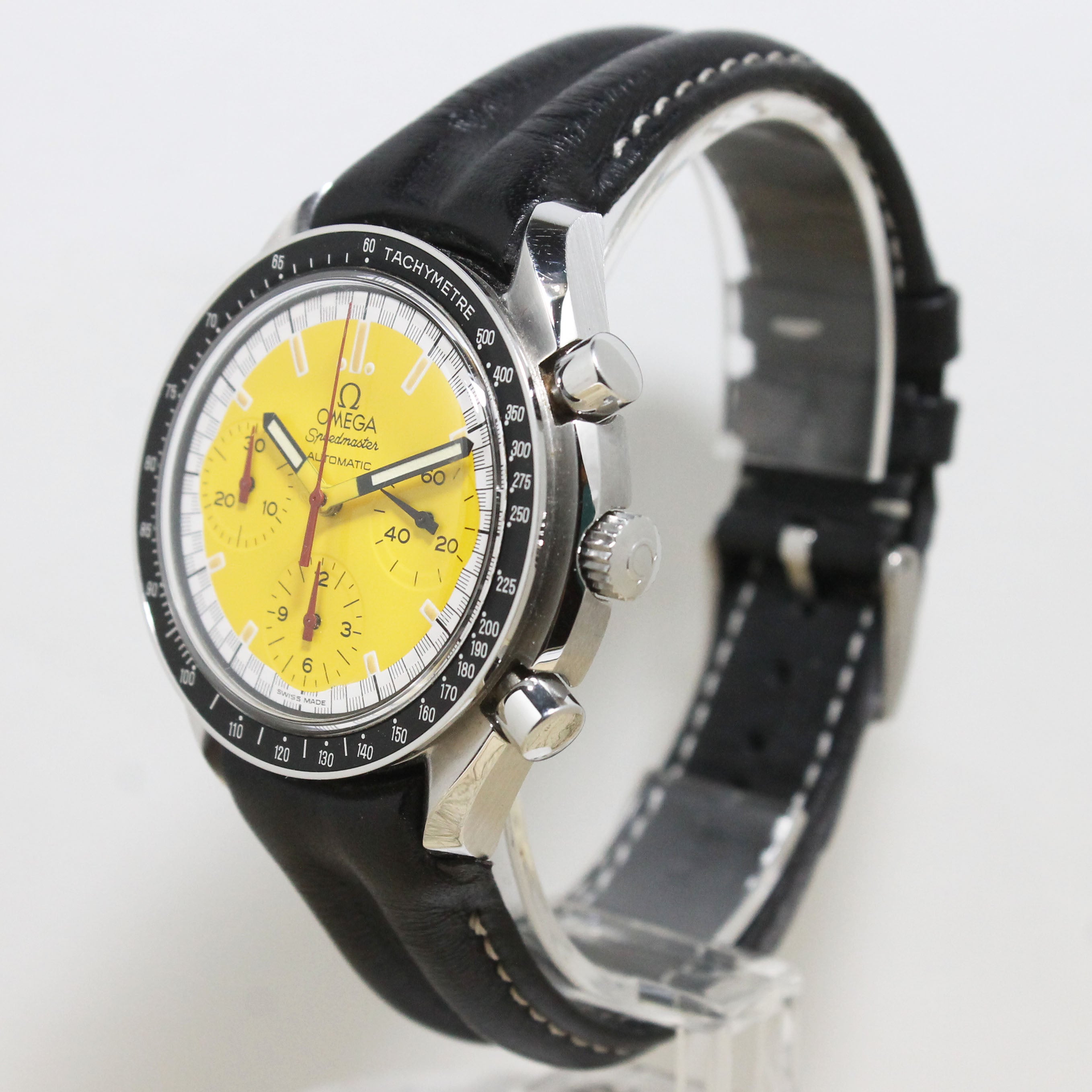 1997 Omega Speedmaster Schumacher Yellow Ref. 38101240 (Super Full Set)